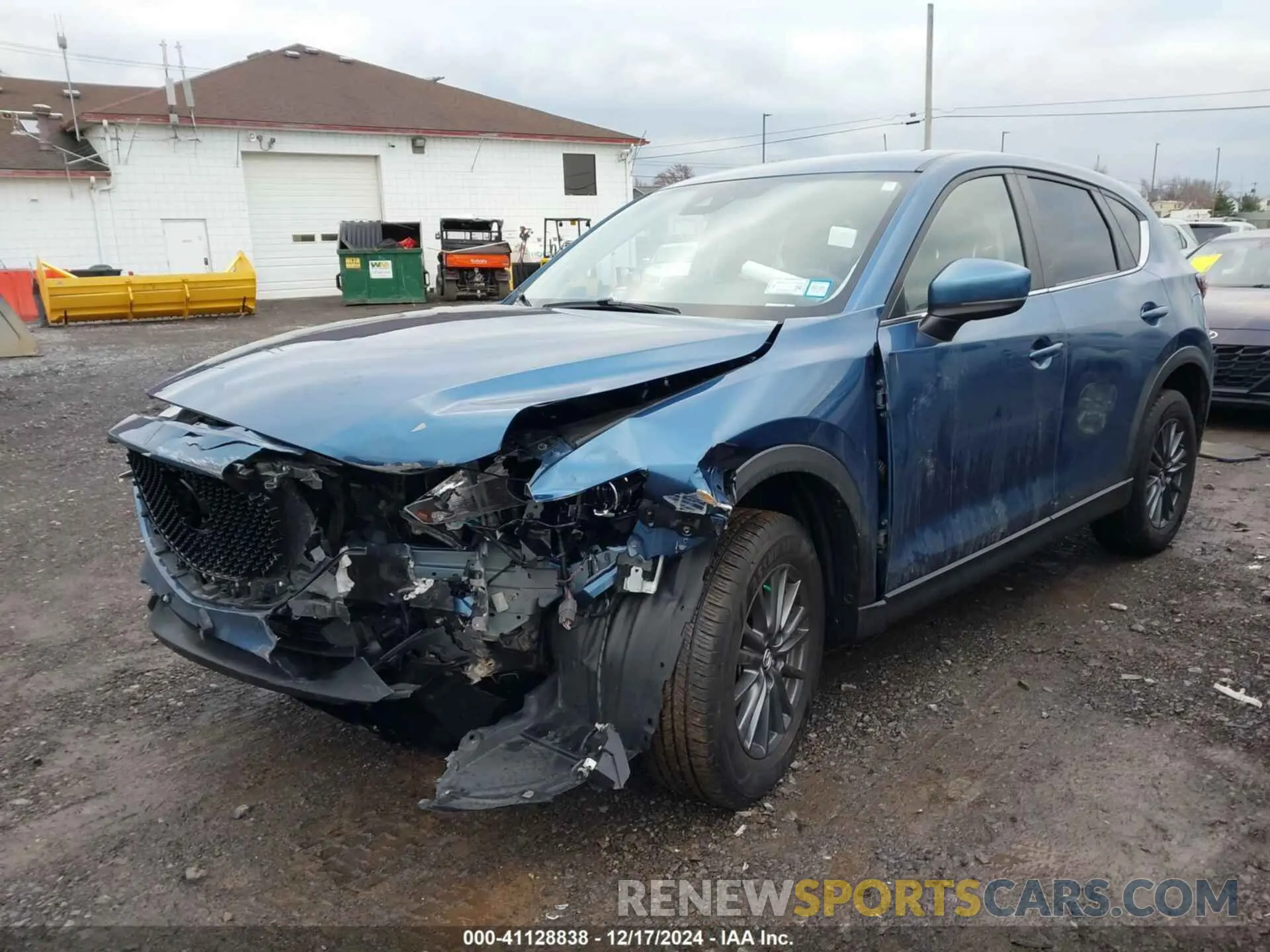 2 fotografías del automóvil dañado JM3KFBCM7M0369503 MAZDA CX-5 2021