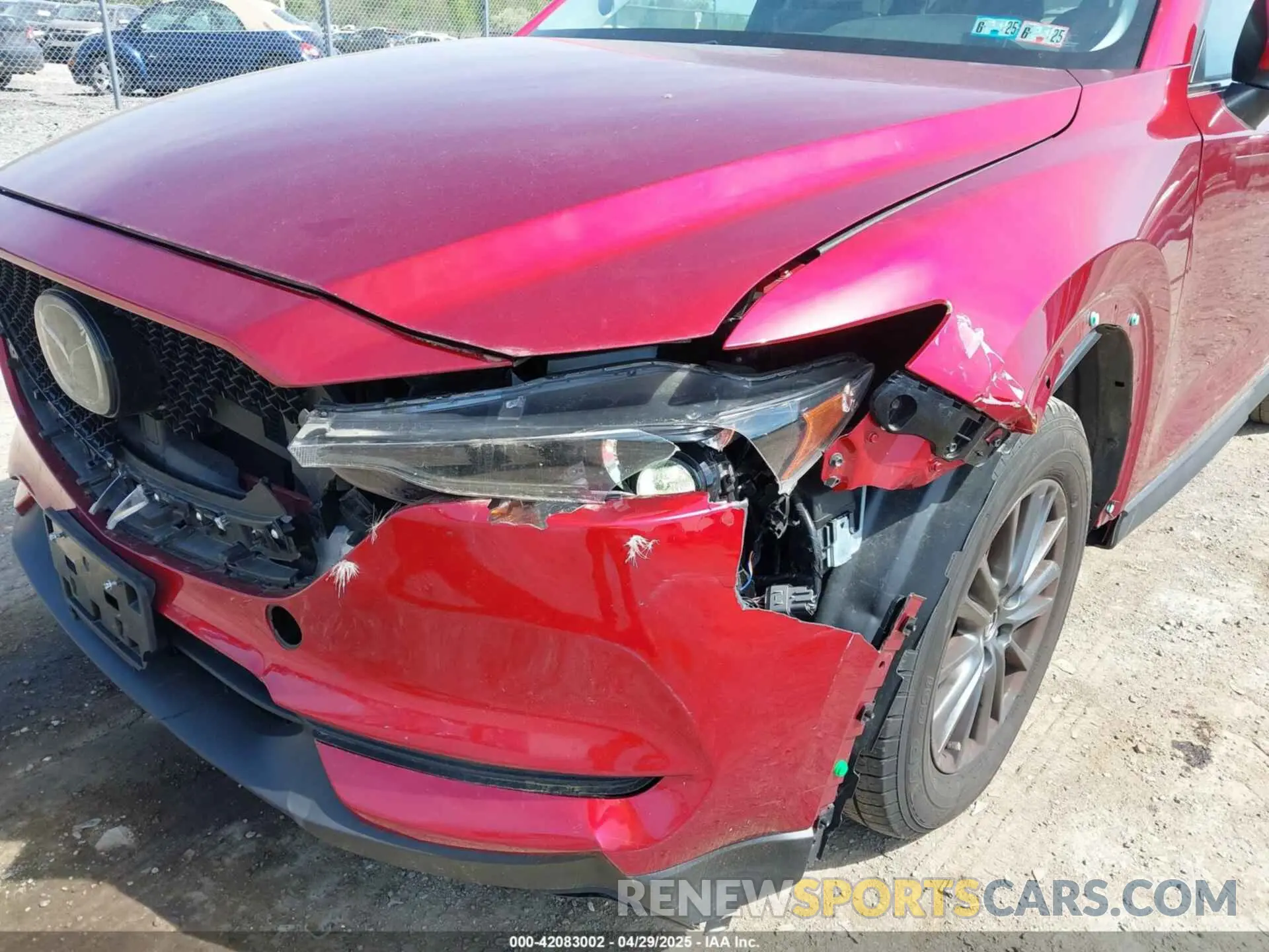 6 fotografías del automóvil dañado JM3KFBCM7M0438738 MAZDA CX-5 2021