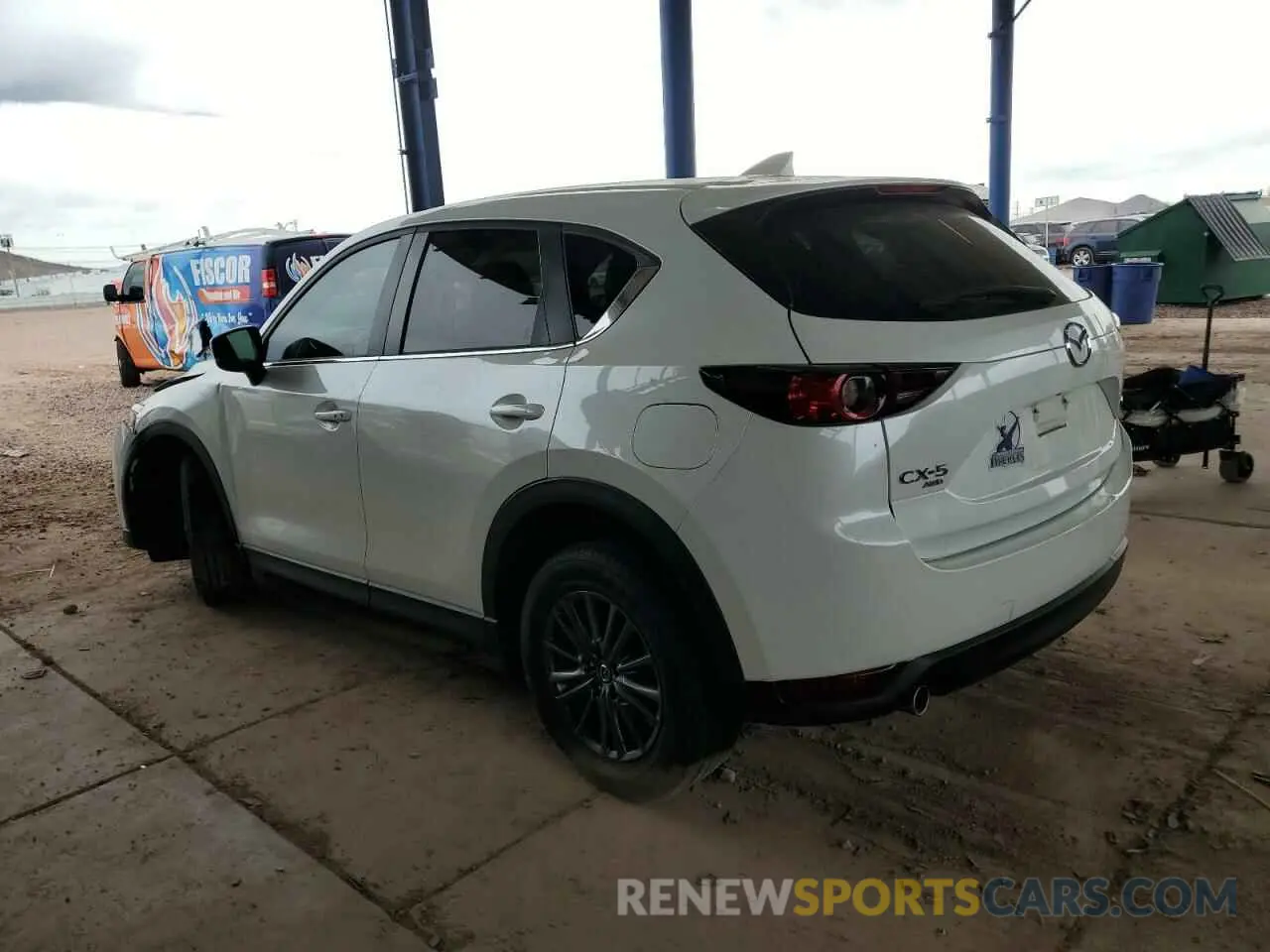 2 fotografías del automóvil dañado JM3KFBCM7M0445964 MAZDA CX-5 2021