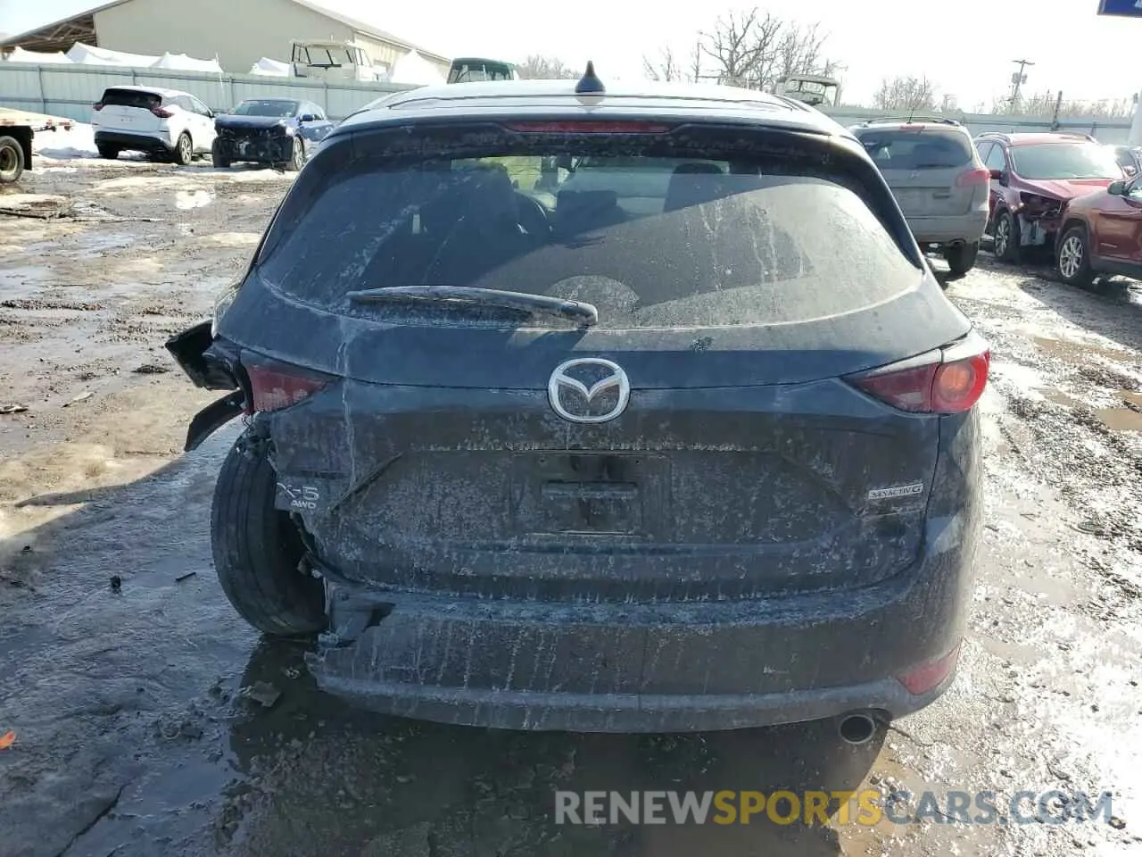 6 fotografías del automóvil dañado JM3KFBCM7M1399661 MAZDA CX-5 2021