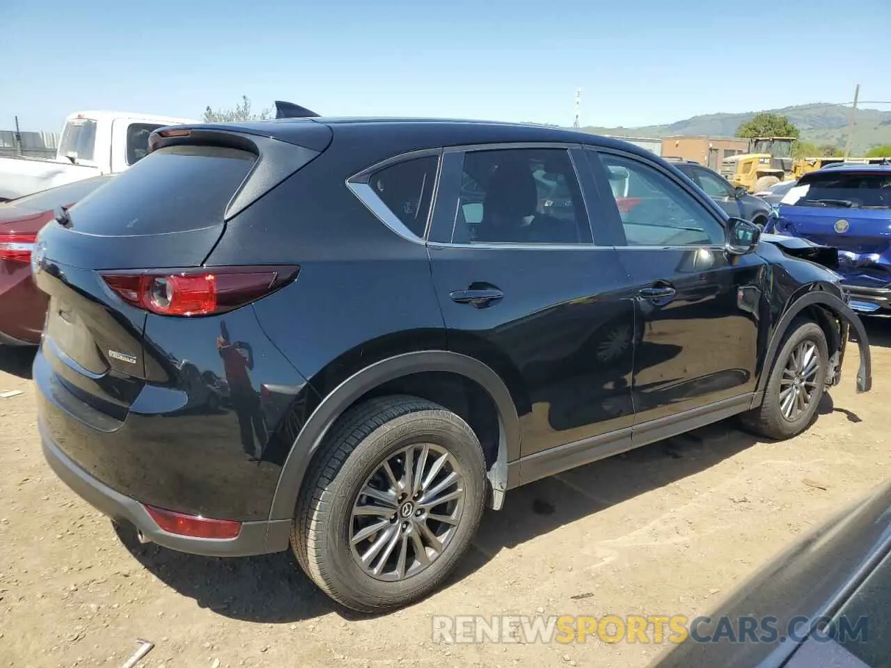3 fotografías del automóvil dañado JM3KFBCM7M1485875 MAZDA CX-5 2021