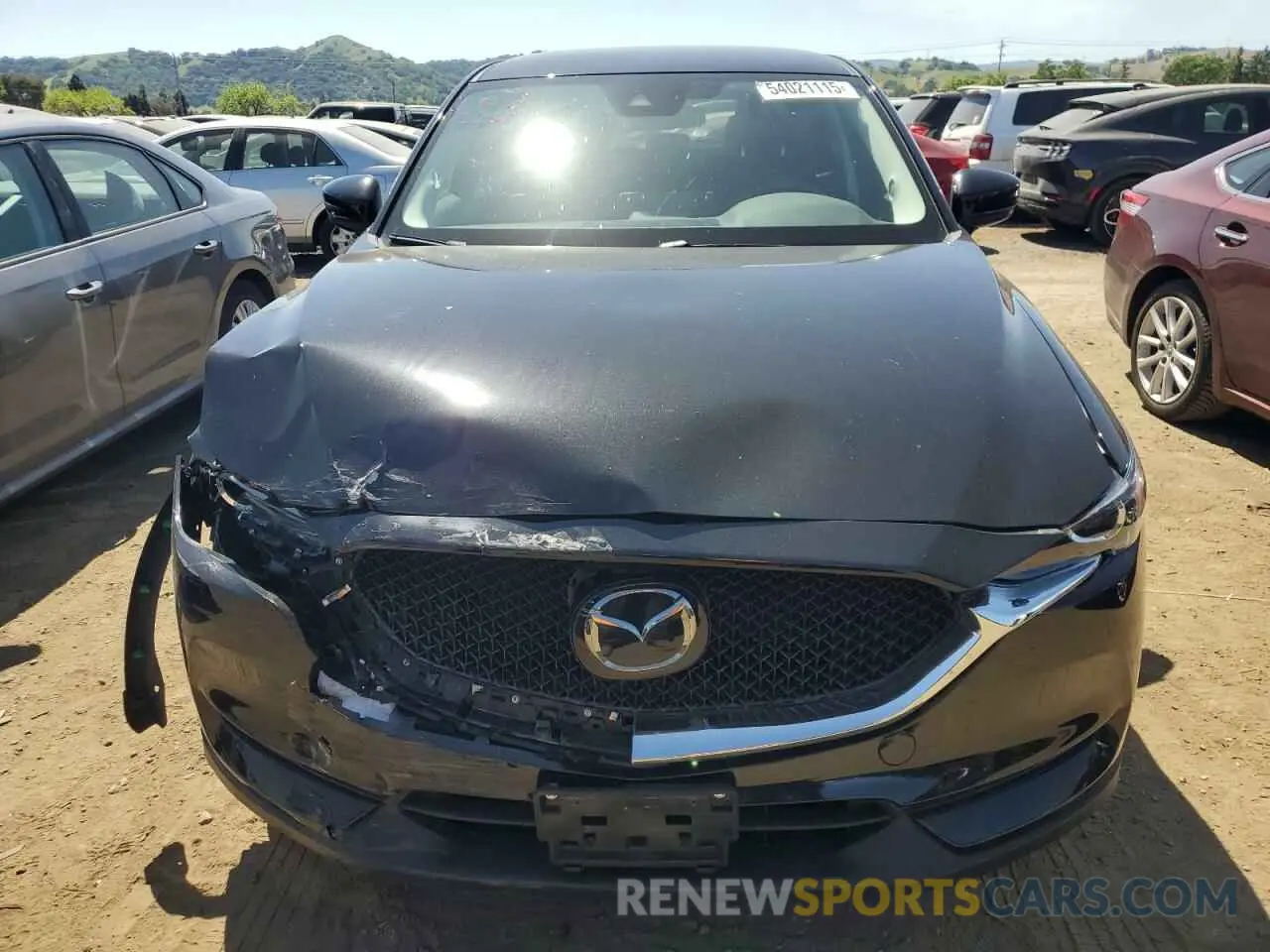 5 fotografías del automóvil dañado JM3KFBCM7M1485875 MAZDA CX-5 2021