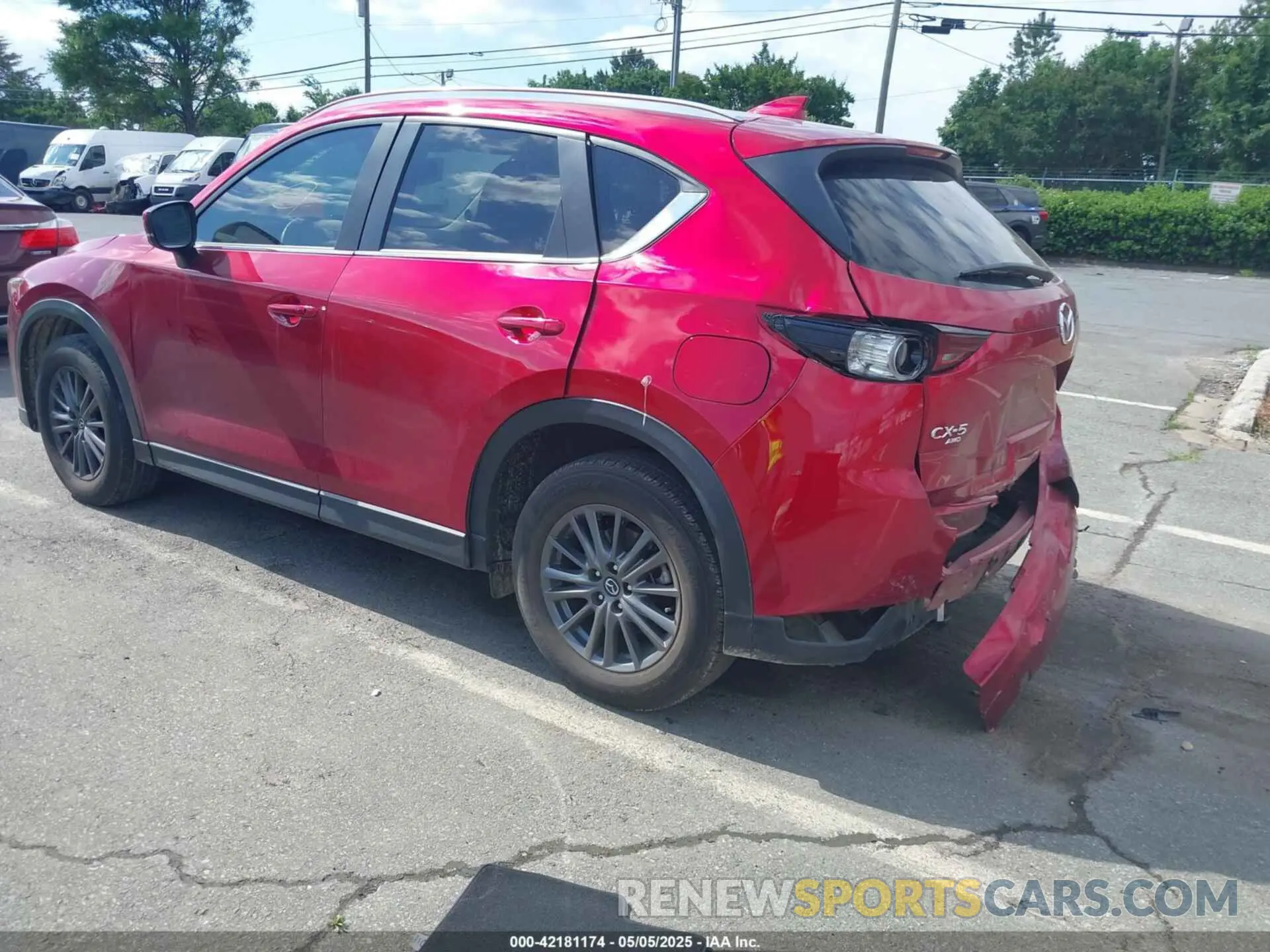 3 fotografías del automóvil dañado JM3KFBCM8M0452535 MAZDA CX-5 2021