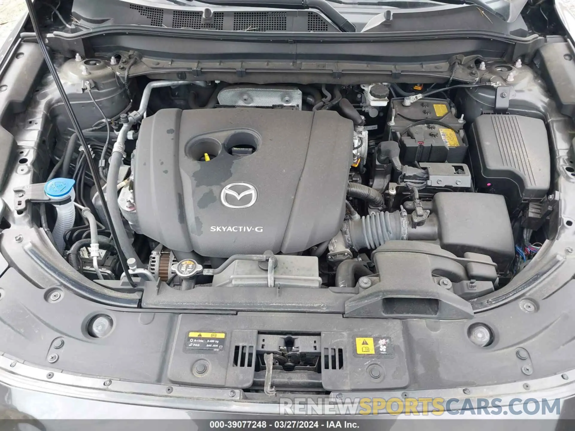 10 fotografías del automóvil dañado JM3KFBCM8M0492145 MAZDA CX-5 2021