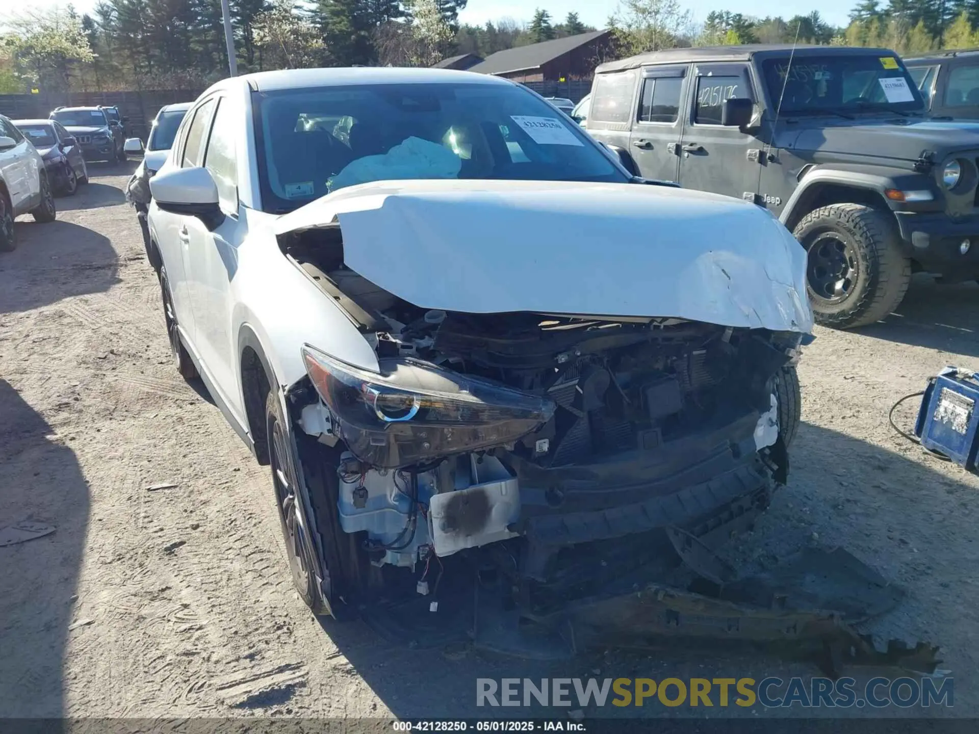 6 fotografías del automóvil dañado JM3KFBCM8M1312298 MAZDA CX-5 2021