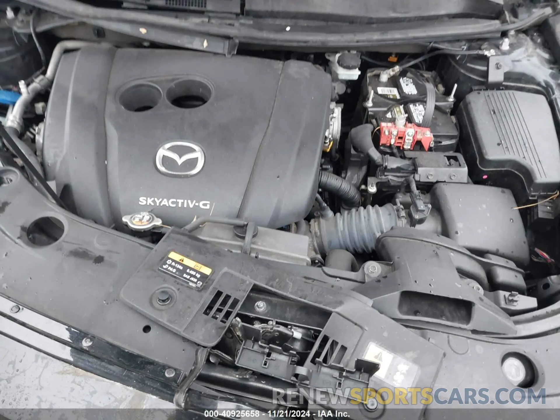 10 fotografías del automóvil dañado JM3KFBCM9M0355022 MAZDA CX-5 2021