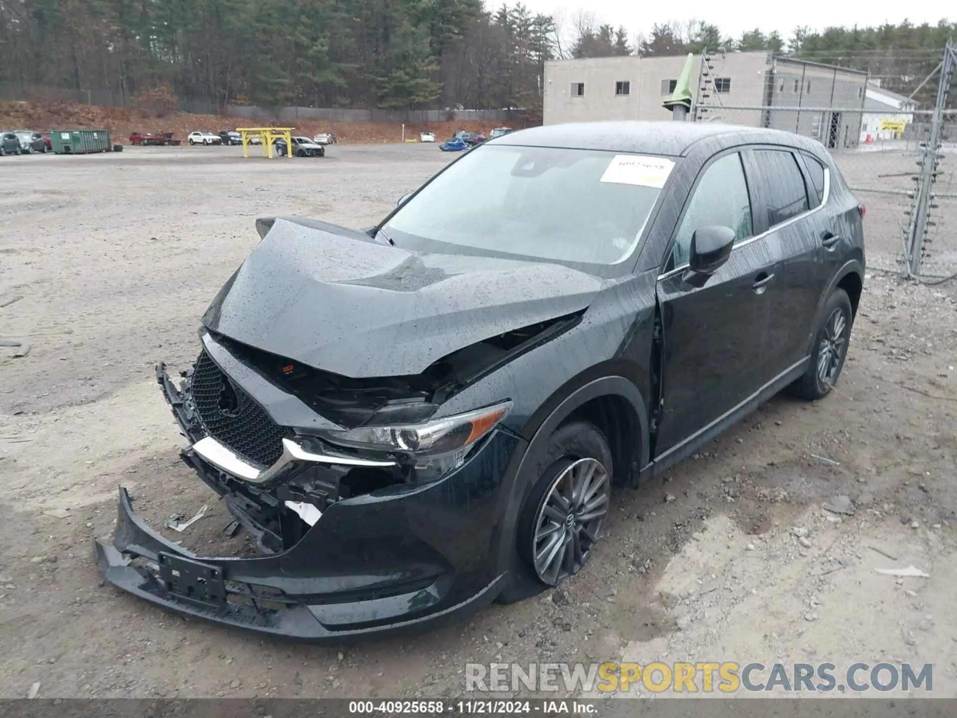 2 fotografías del automóvil dañado JM3KFBCM9M0355022 MAZDA CX-5 2021
