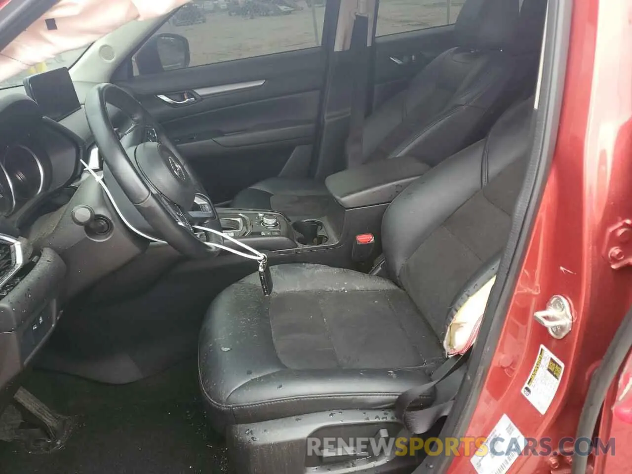 7 fotografías del automóvil dañado JM3KFBCM9M0383127 MAZDA CX-5 2021