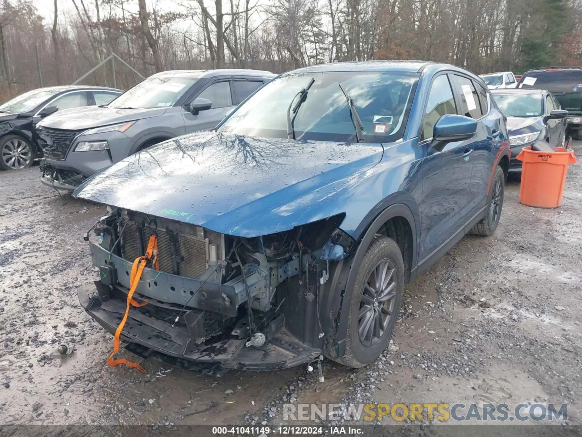 6 fotografías del automóvil dañado JM3KFBCM9M0393141 MAZDA CX-5 2021