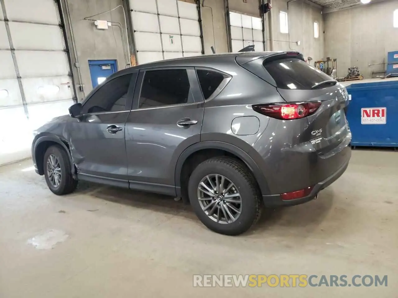 2 fotografías del automóvil dañado JM3KFBCM9M0499234 MAZDA CX-5 2021