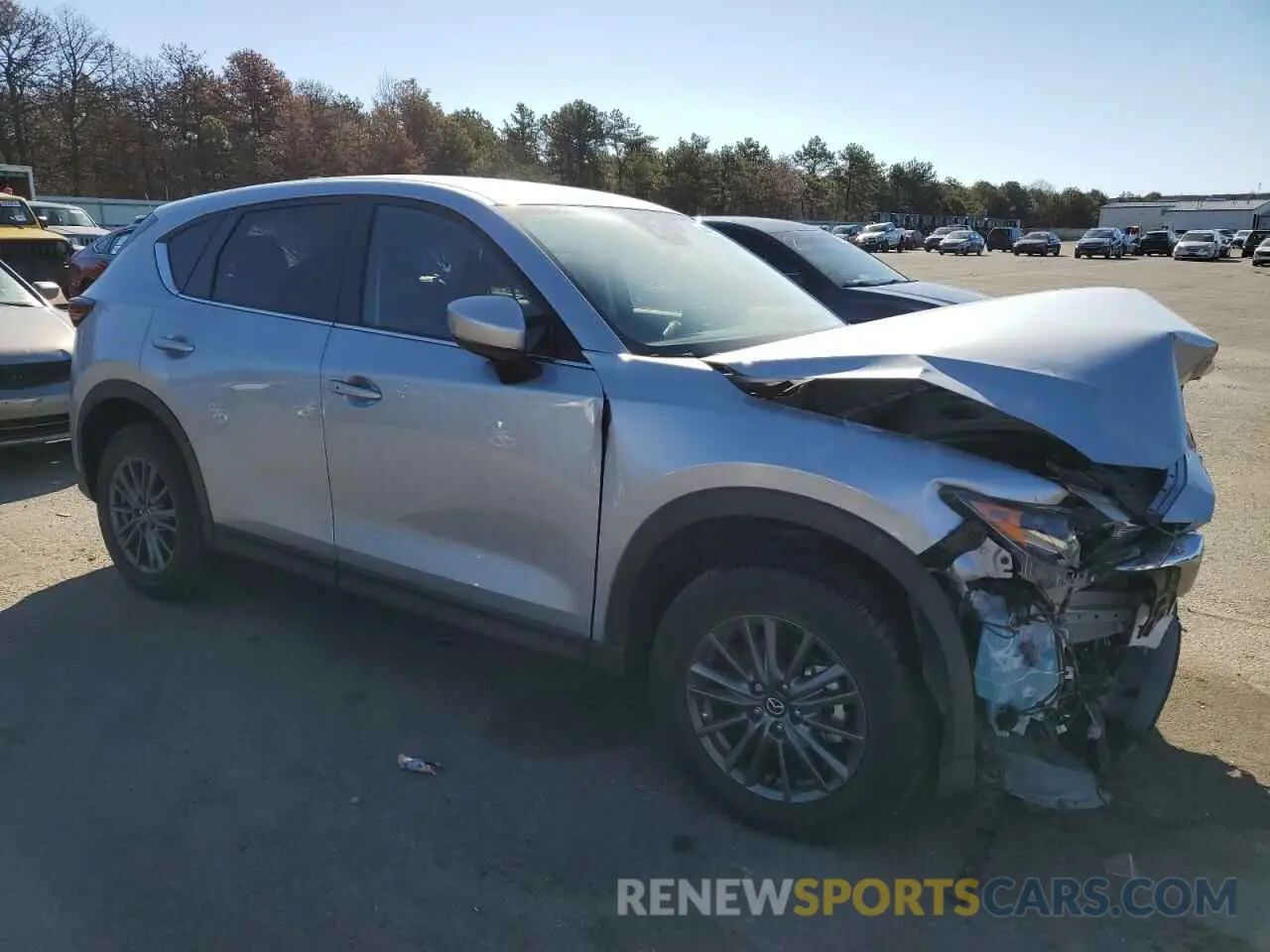 4 fotografías del automóvil dañado JM3KFBCMXM0332509 MAZDA CX-5 2021