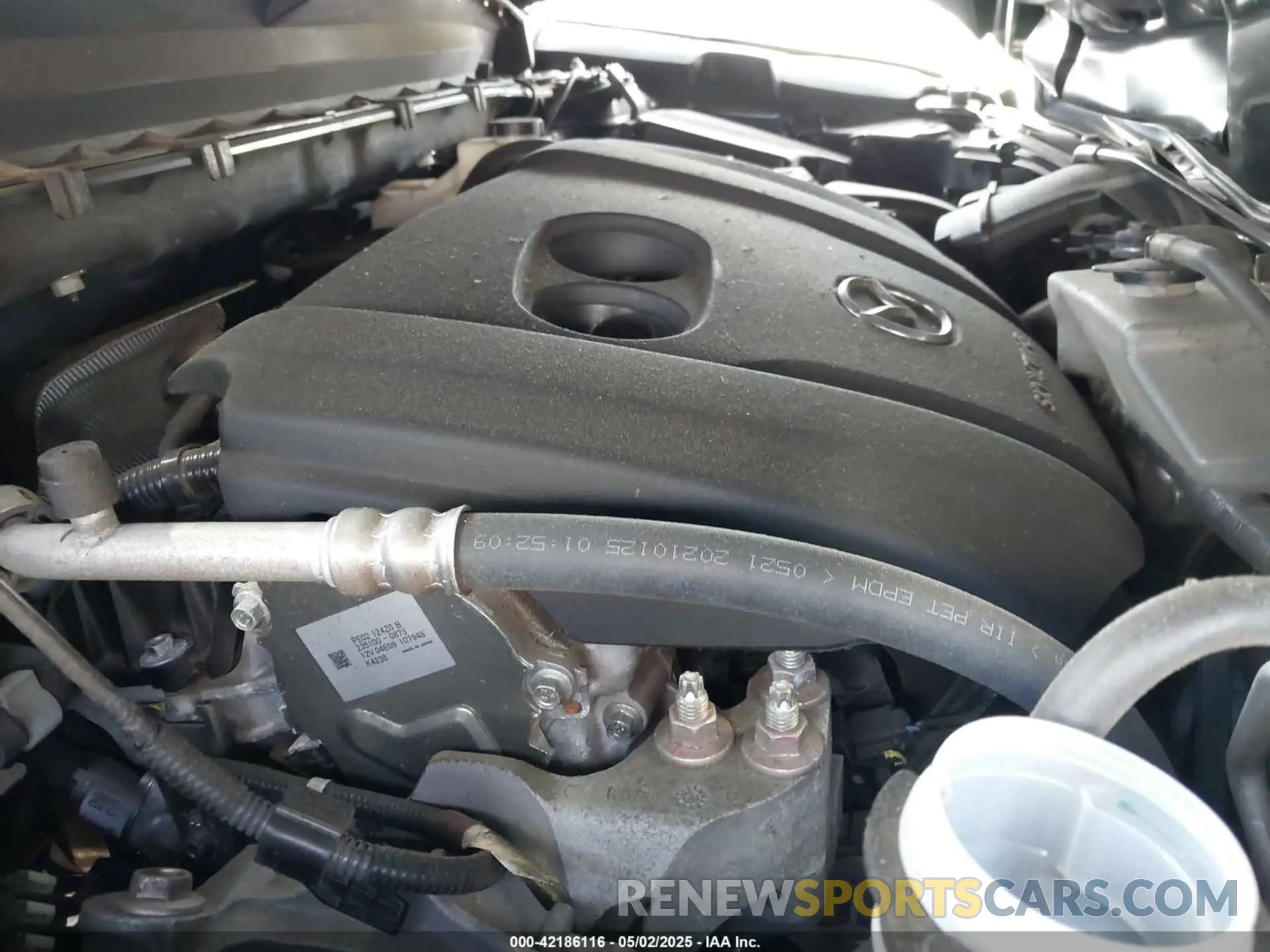 10 fotografías del automóvil dañado JM3KFBCMXM0410934 MAZDA CX-5 2021