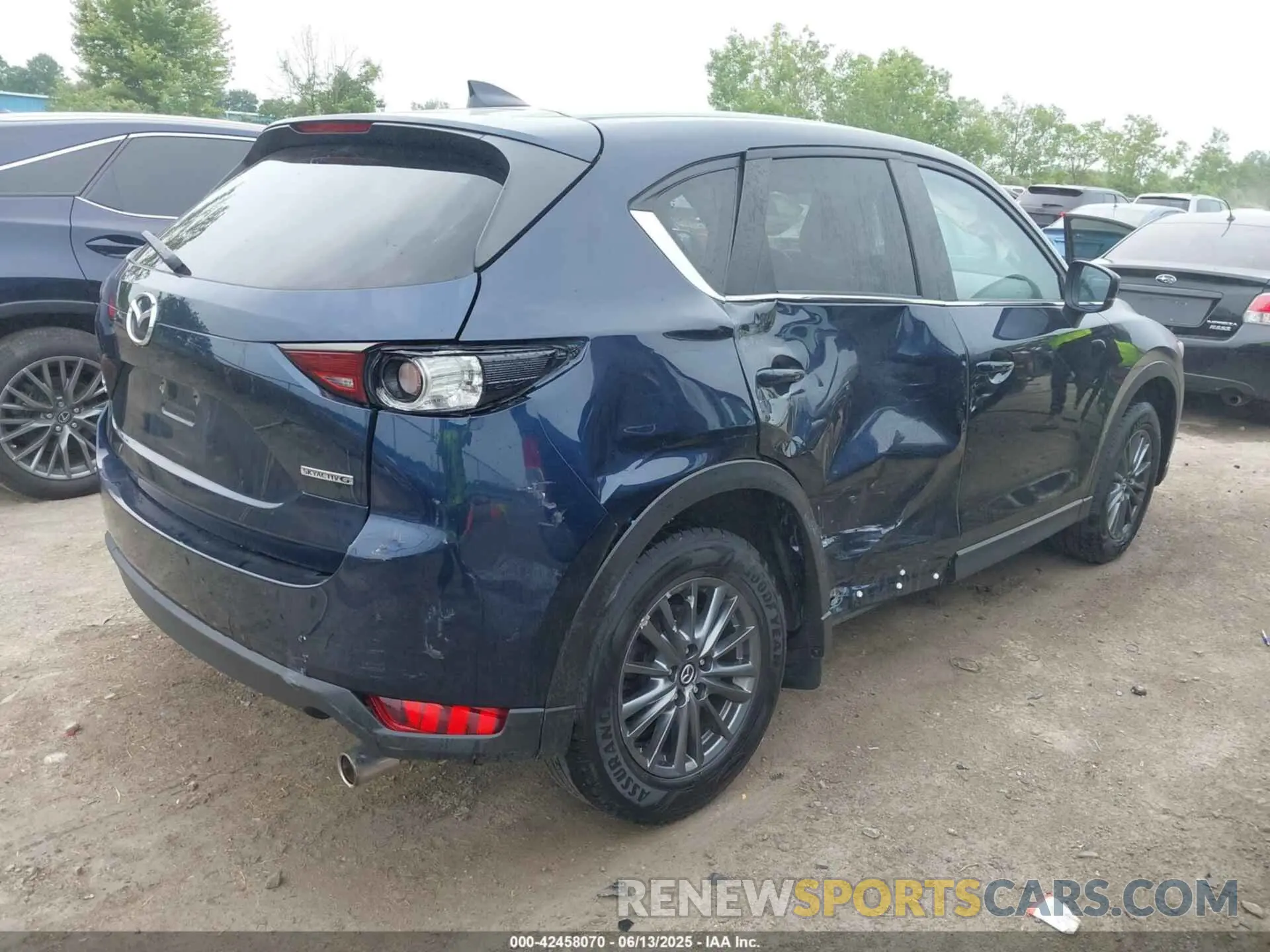 4 fotografías del automóvil dañado JM3KFBCMXM1386516 MAZDA CX-5 2021