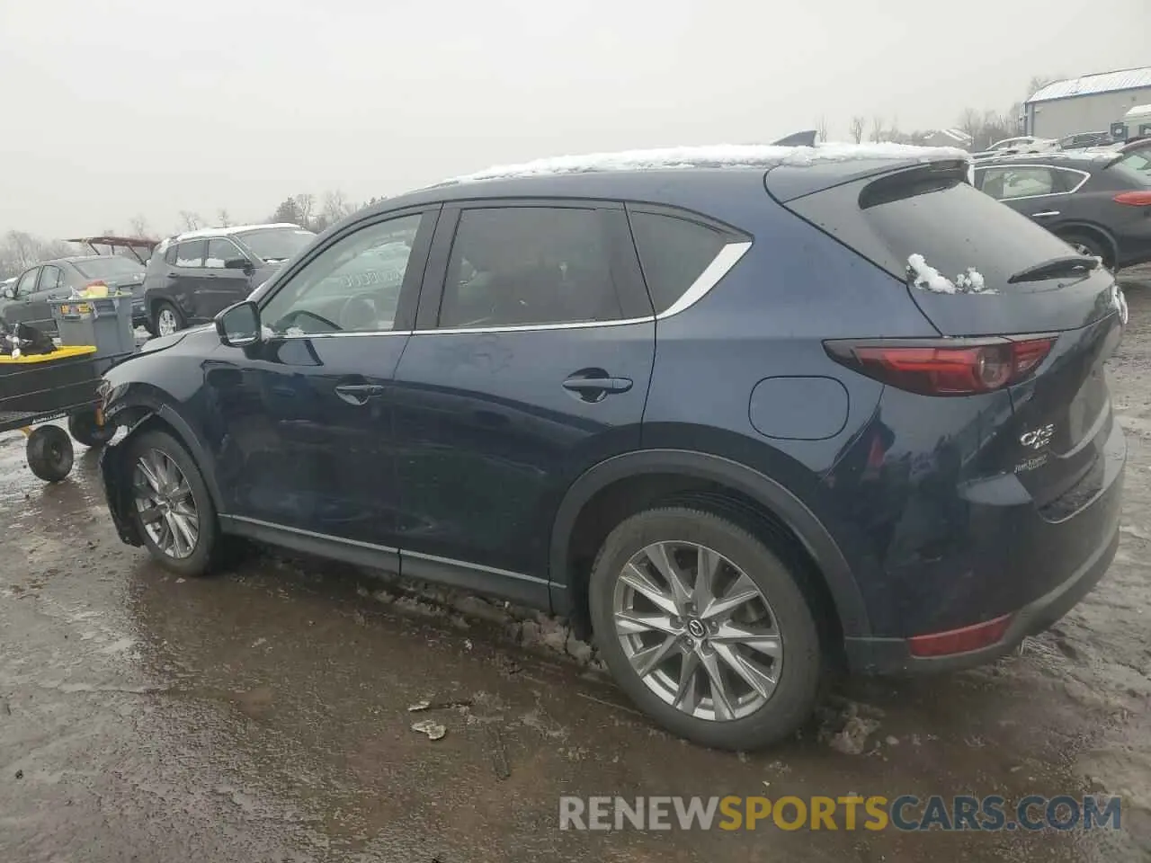 2 fotografías del automóvil dañado JM3KFBDM0M0391325 MAZDA CX-5 2021