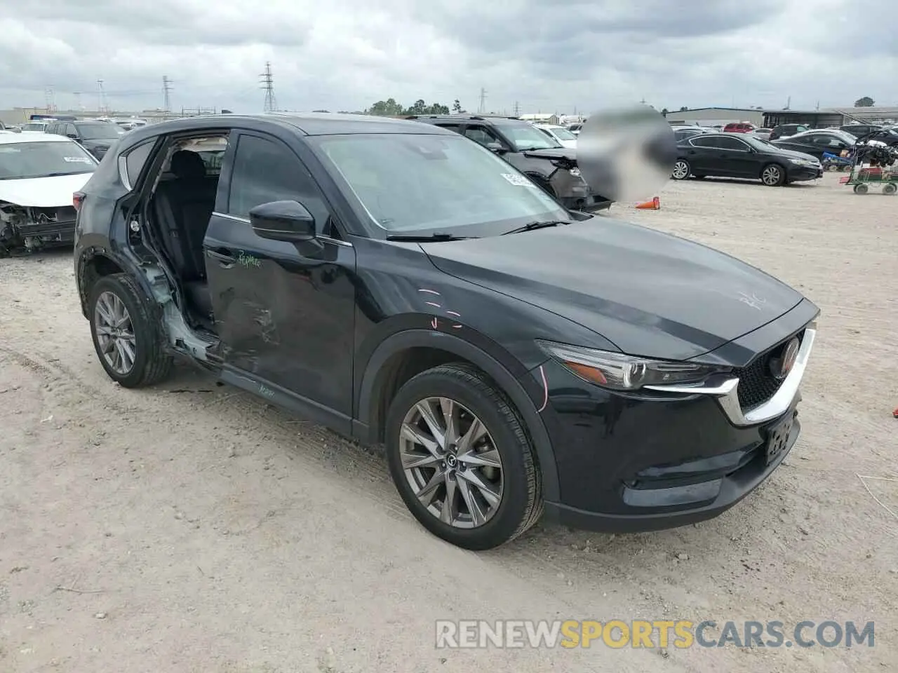 4 fotografías del automóvil dañado JM3KFBDM0M1398172 MAZDA CX-5 2021