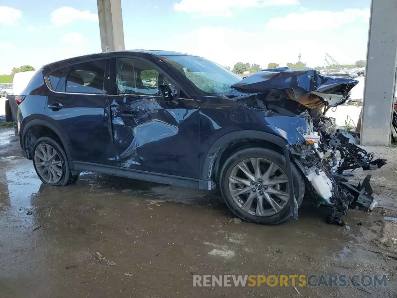 4 fotografías del automóvil dañado JM3KFBDM0M1487532 MAZDA CX-5 2021