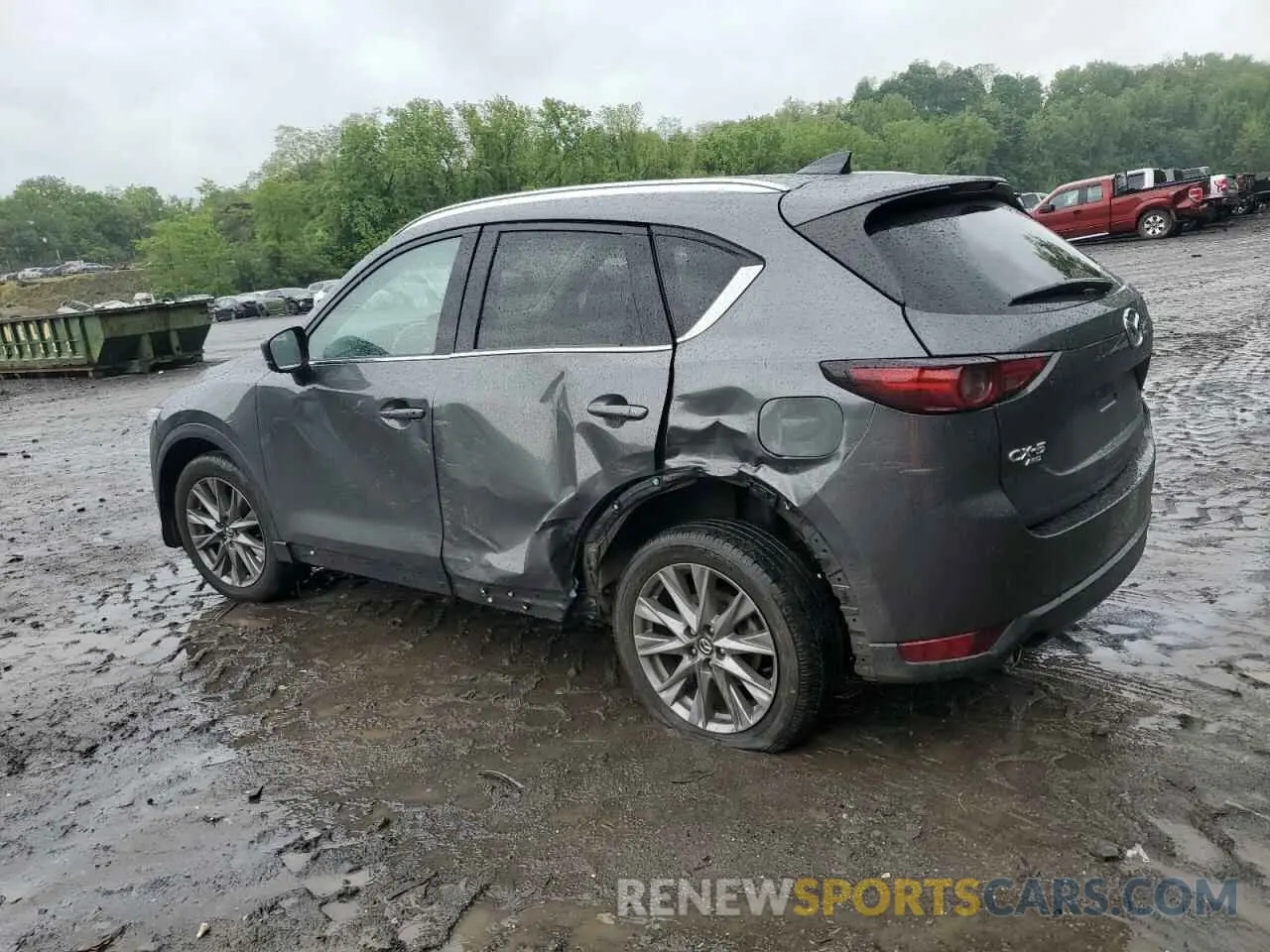 2 fotografías del automóvil dañado JM3KFBDM2M0340960 MAZDA CX-5 2021