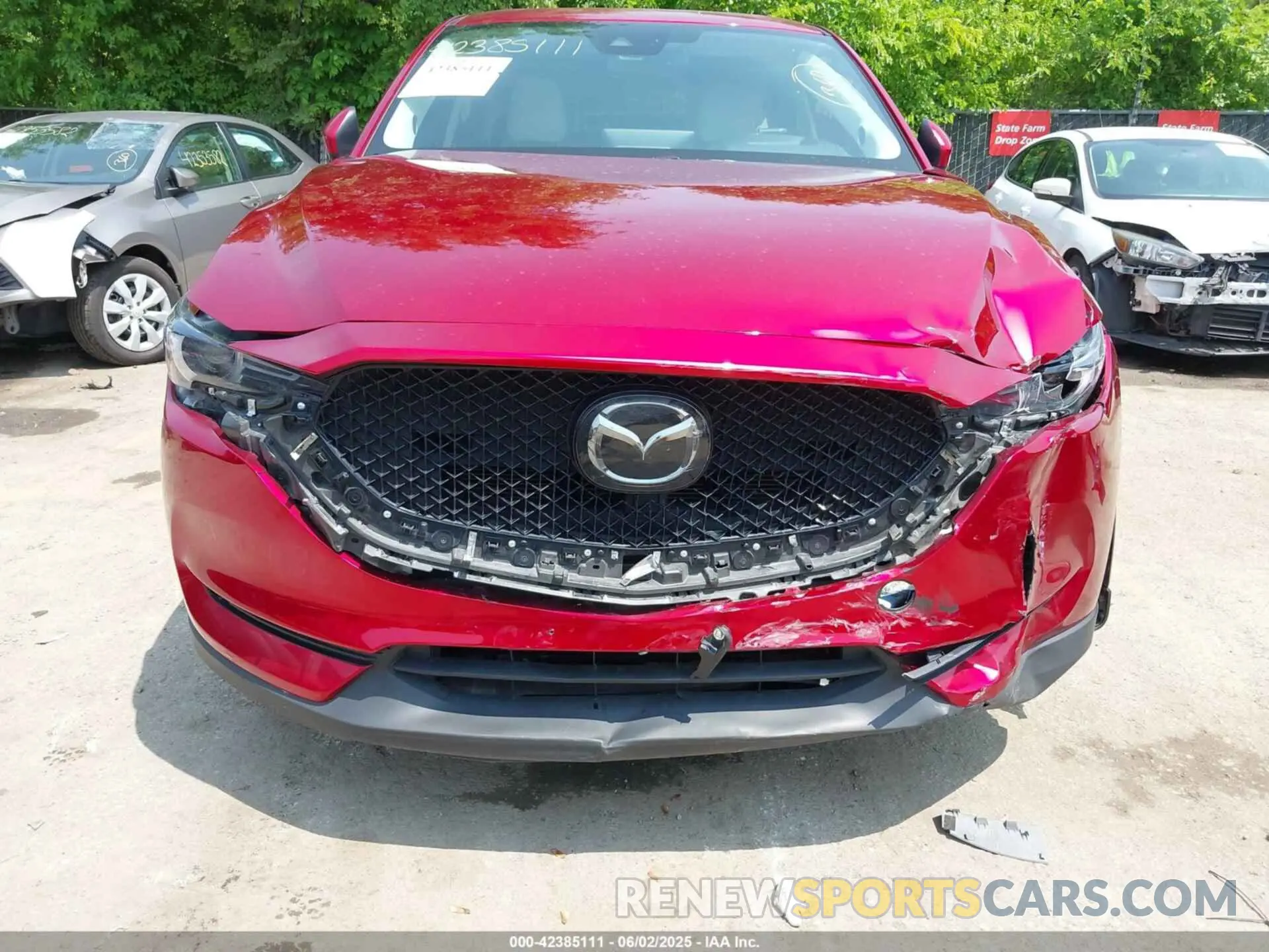 6 fotografías del automóvil dañado JM3KFBDM2M0483018 MAZDA CX-5 2021