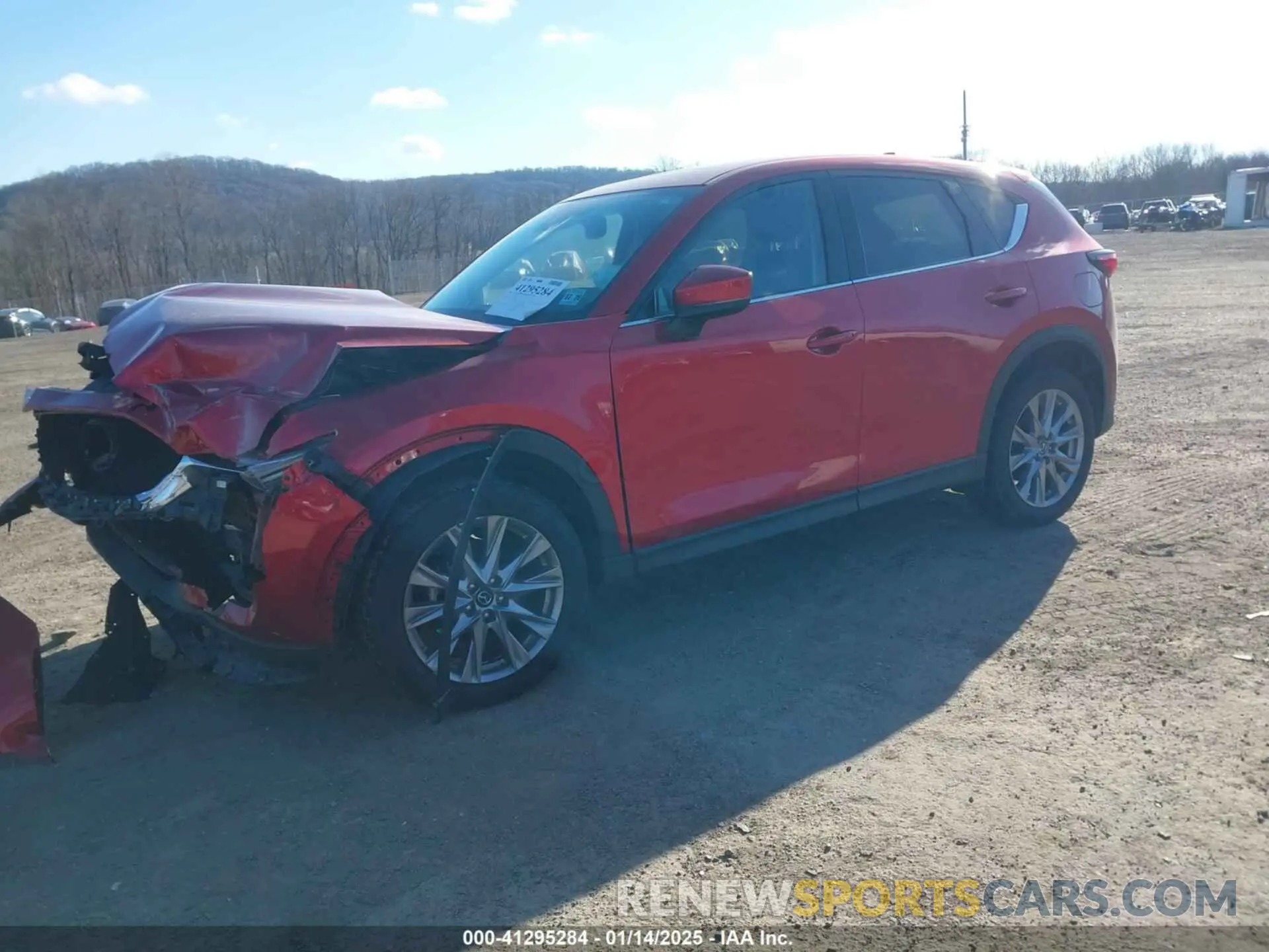 2 fotografías del automóvil dañado JM3KFBDM3M0309877 MAZDA CX-5 2021