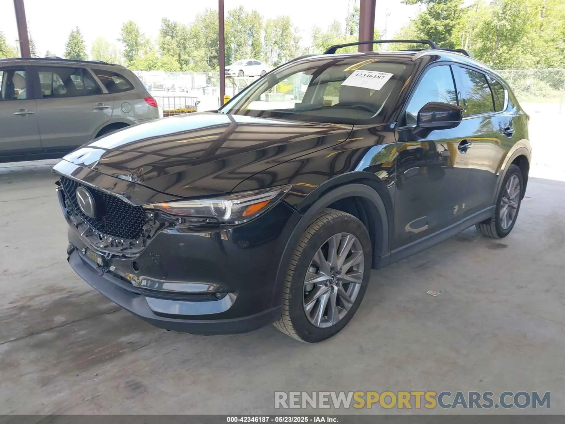 2 fotografías del automóvil dañado JM3KFBDM3M0325108 MAZDA CX-5 2021