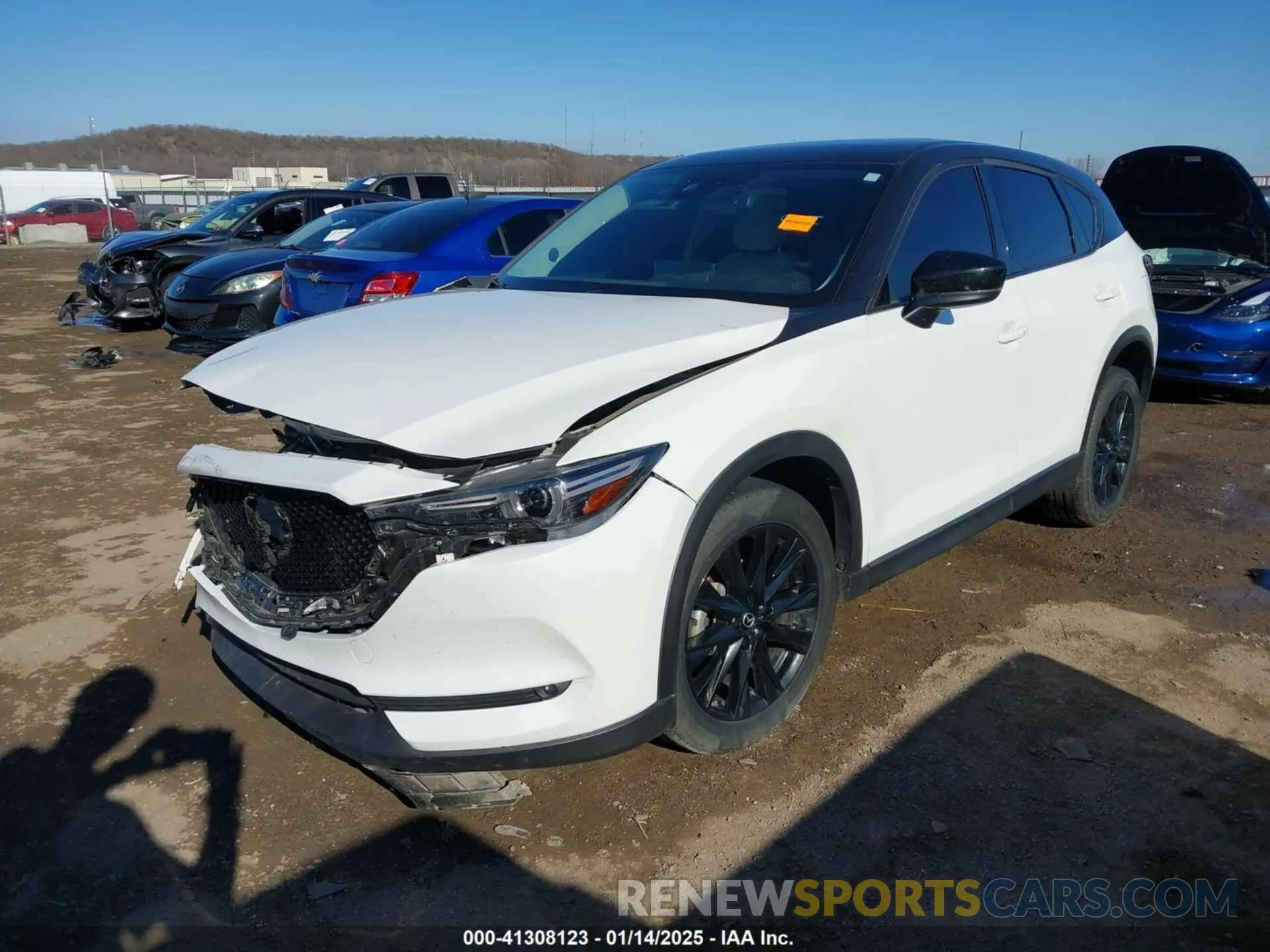 2 fotografías del automóvil dañado JM3KFBDM3M0417738 MAZDA CX-5 2021