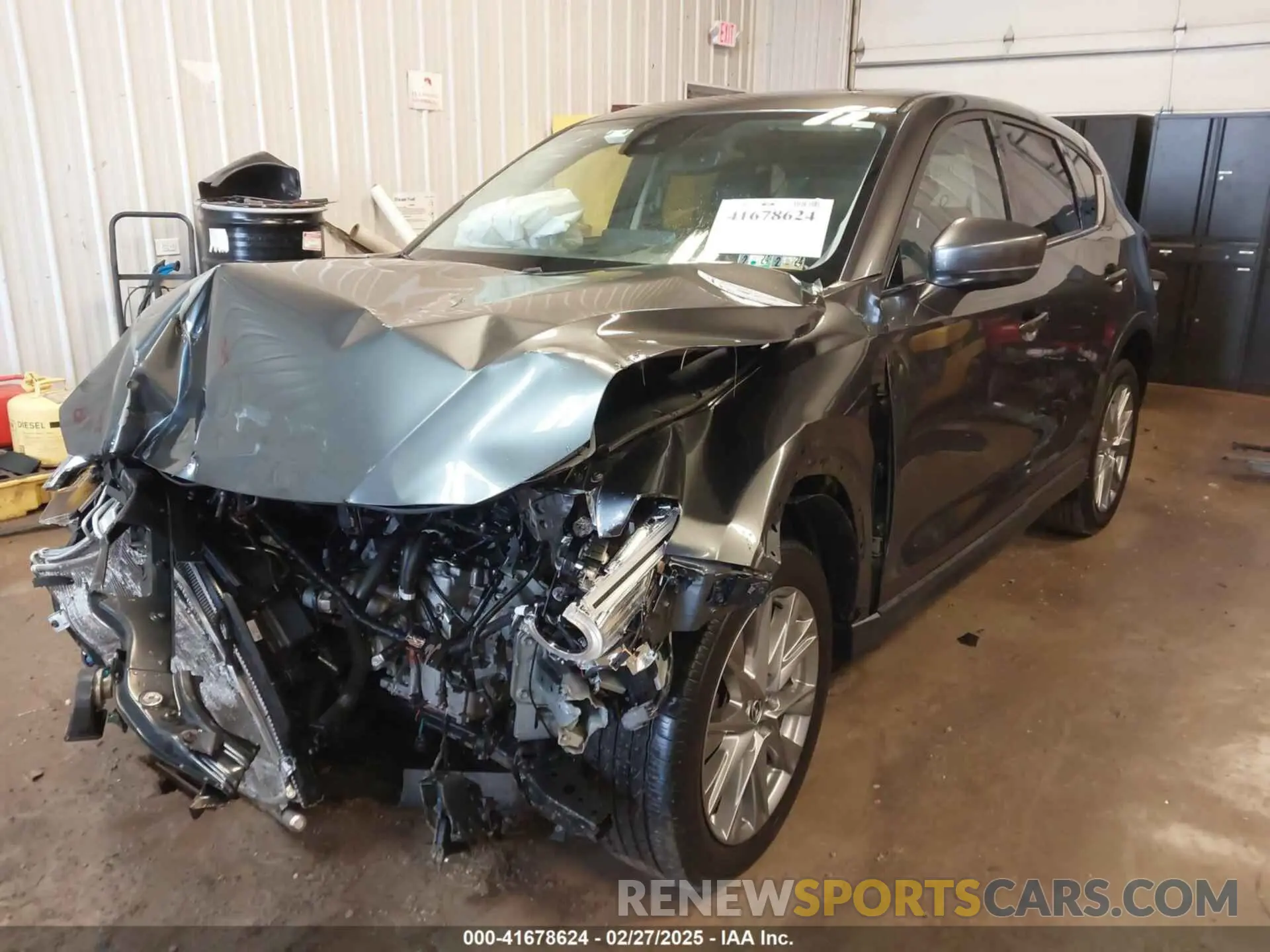 2 fotografías del automóvil dañado JM3KFBDM4M0301853 MAZDA CX-5 2021