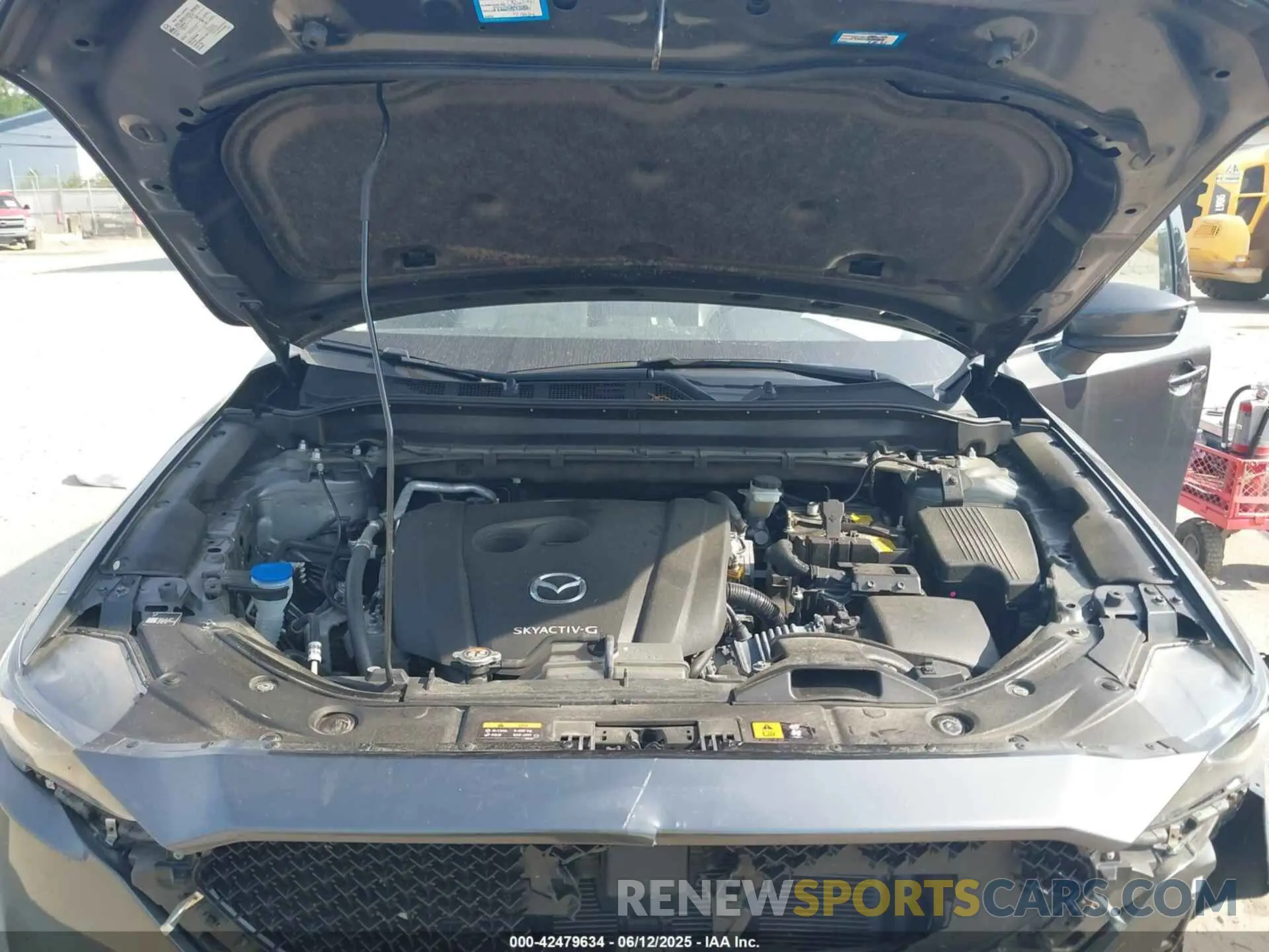 10 fotografías del automóvil dañado JM3KFBDM5M0436307 MAZDA CX-5 2021