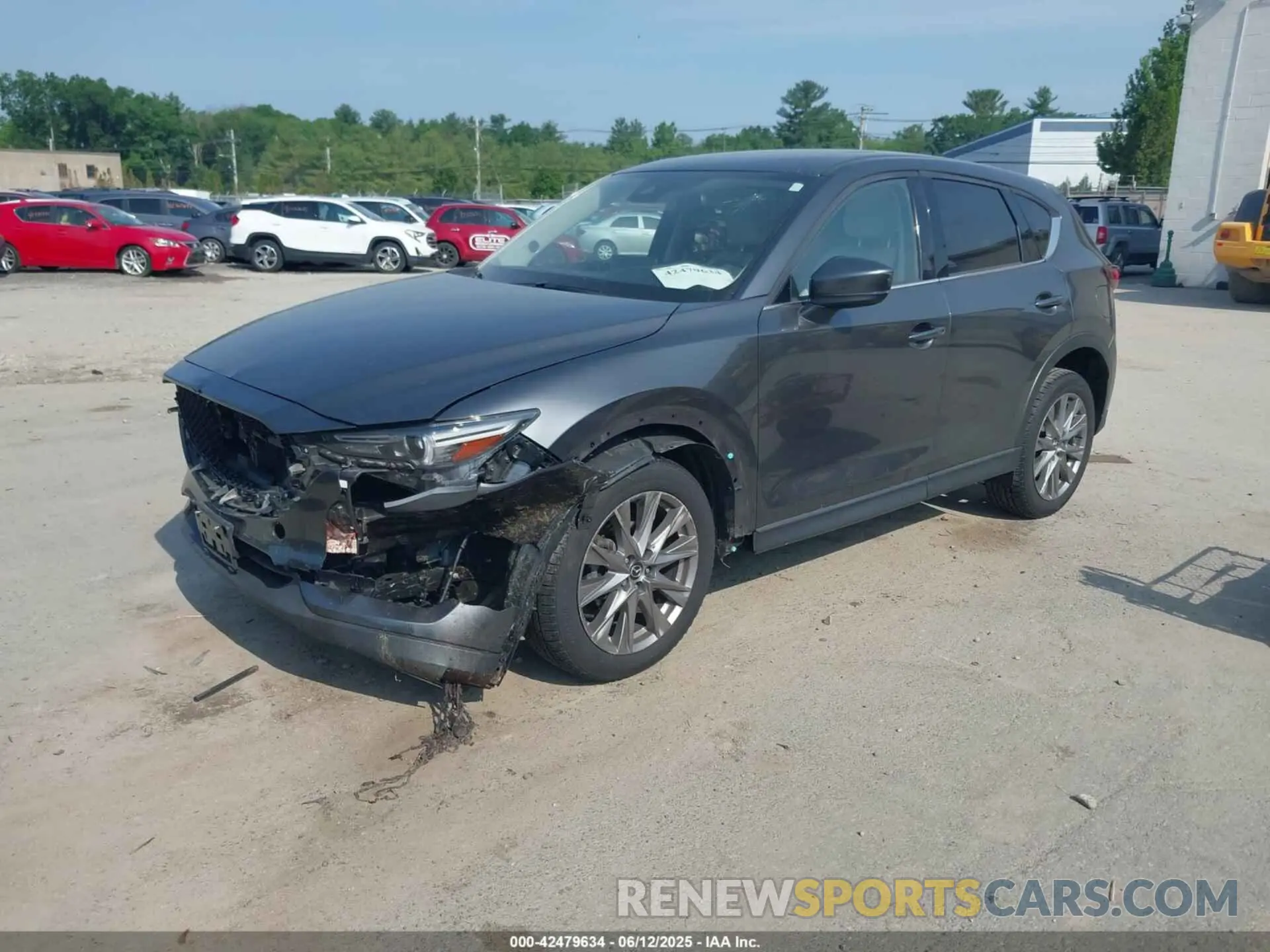2 fotografías del automóvil dañado JM3KFBDM5M0436307 MAZDA CX-5 2021