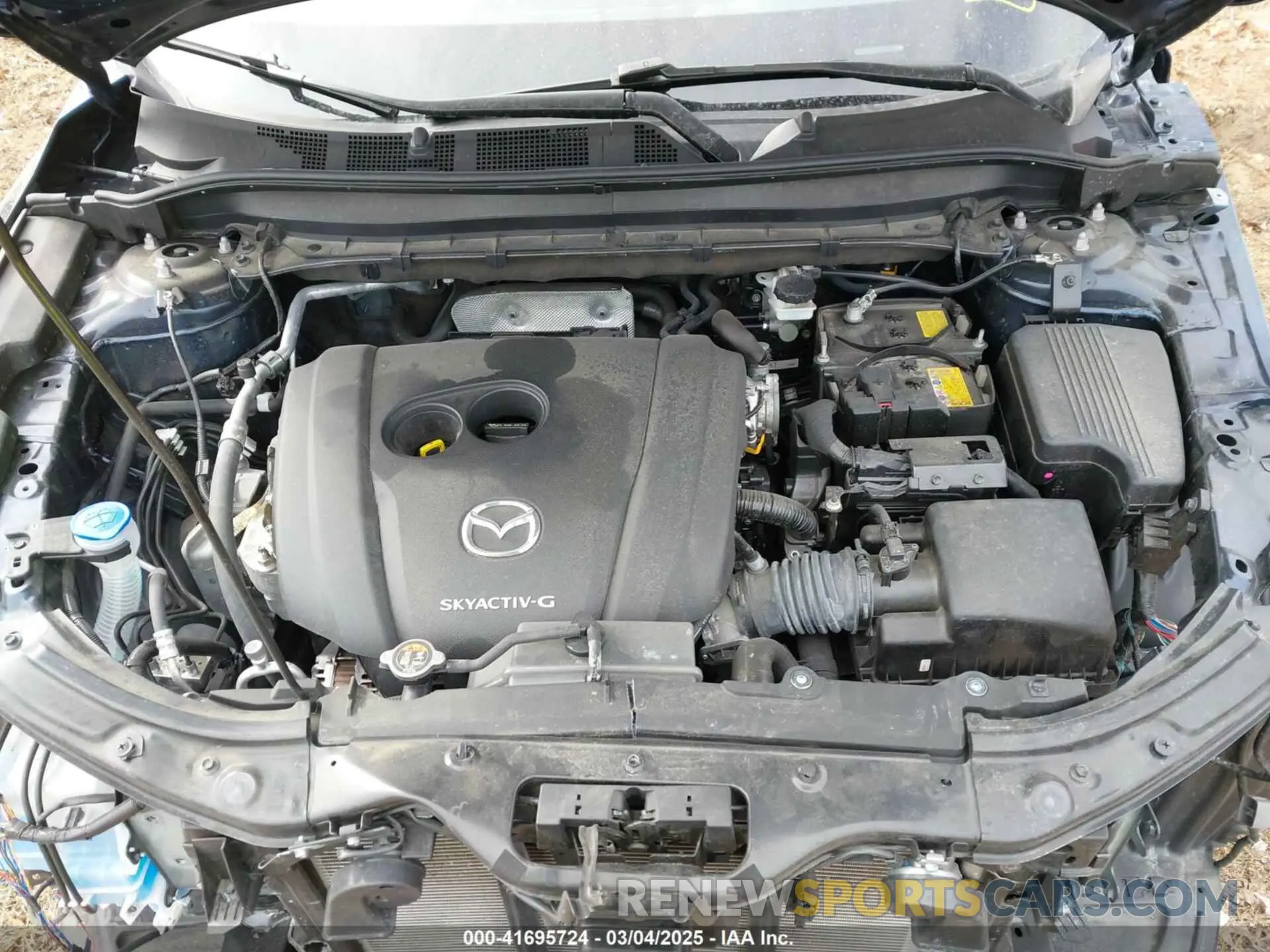 10 fotografías del automóvil dañado JM3KFBDM5M1438407 MAZDA CX-5 2021
