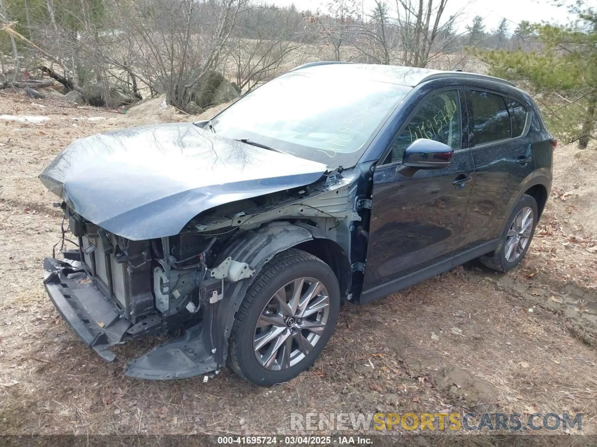 2 fotografías del automóvil dañado JM3KFBDM5M1438407 MAZDA CX-5 2021
