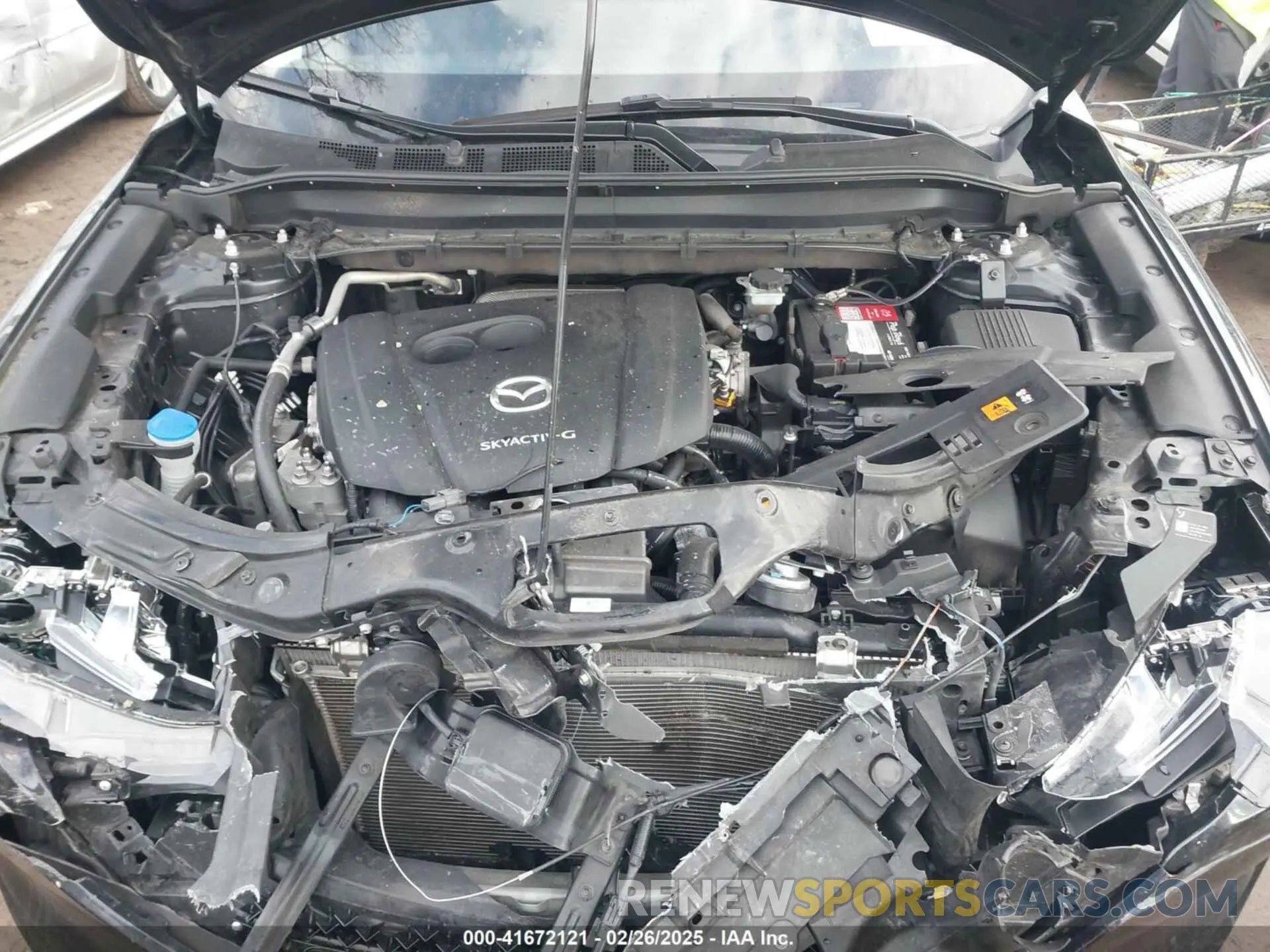 10 fotografías del automóvil dañado JM3KFBDM6M0451799 MAZDA CX-5 2021