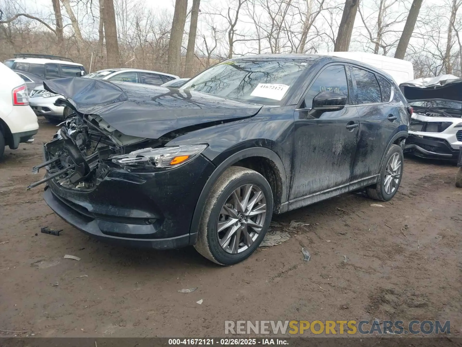2 fotografías del automóvil dañado JM3KFBDM6M0451799 MAZDA CX-5 2021