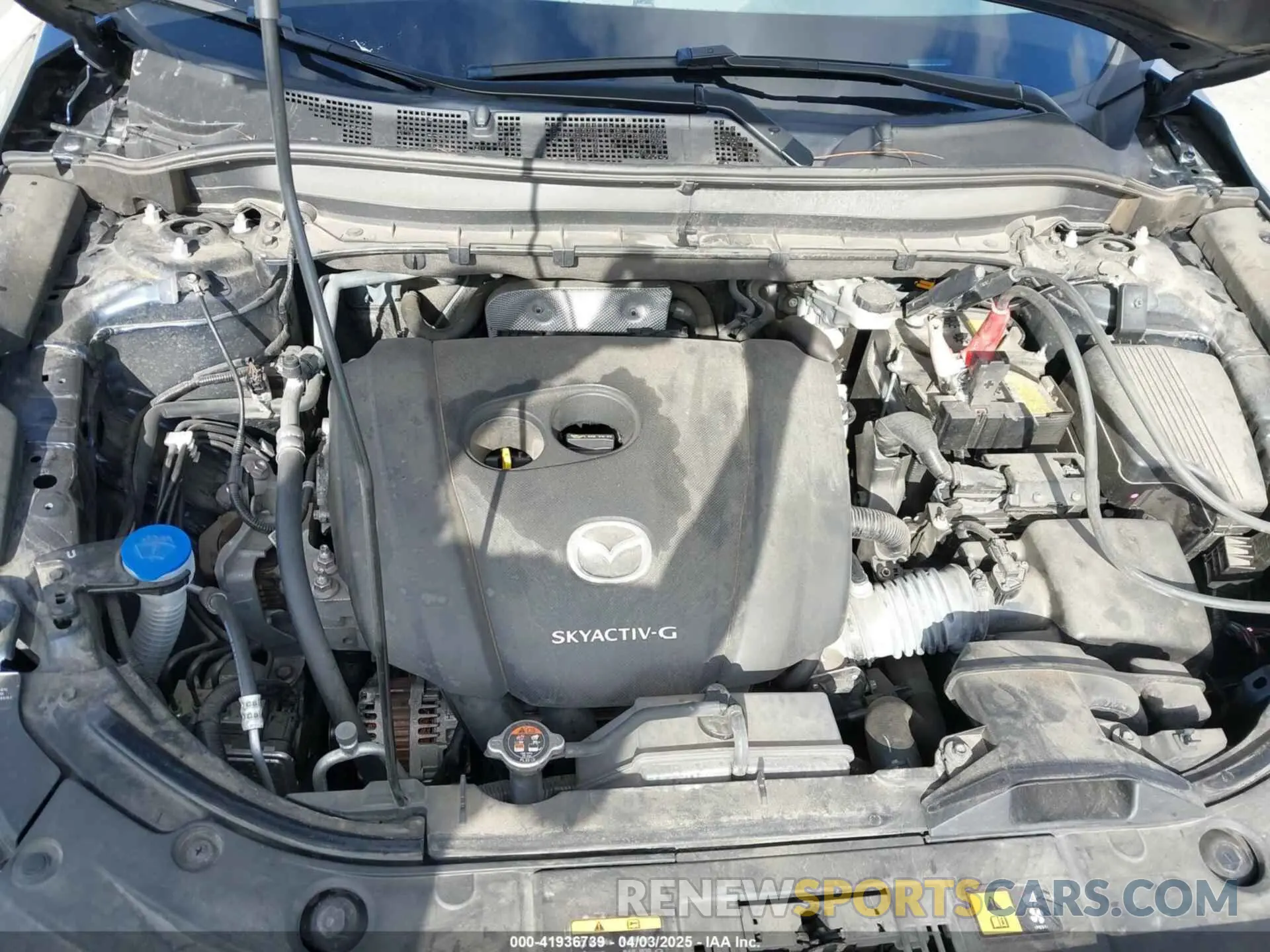 10 fotografías del automóvil dañado JM3KFBDM6M1312573 MAZDA CX-5 2021