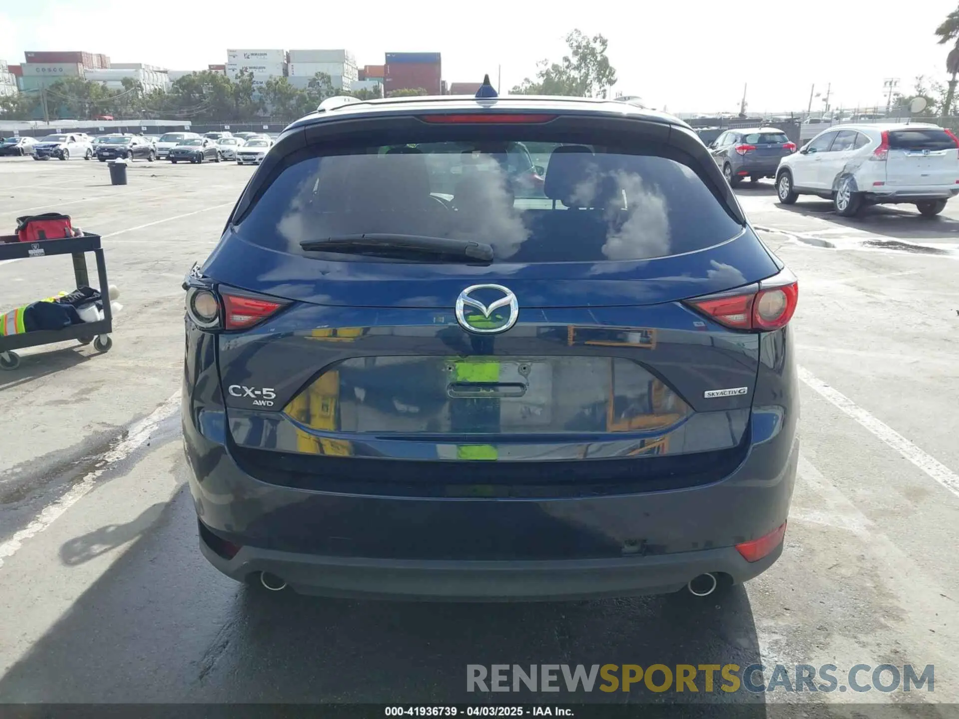 15 fotografías del automóvil dañado JM3KFBDM6M1312573 MAZDA CX-5 2021