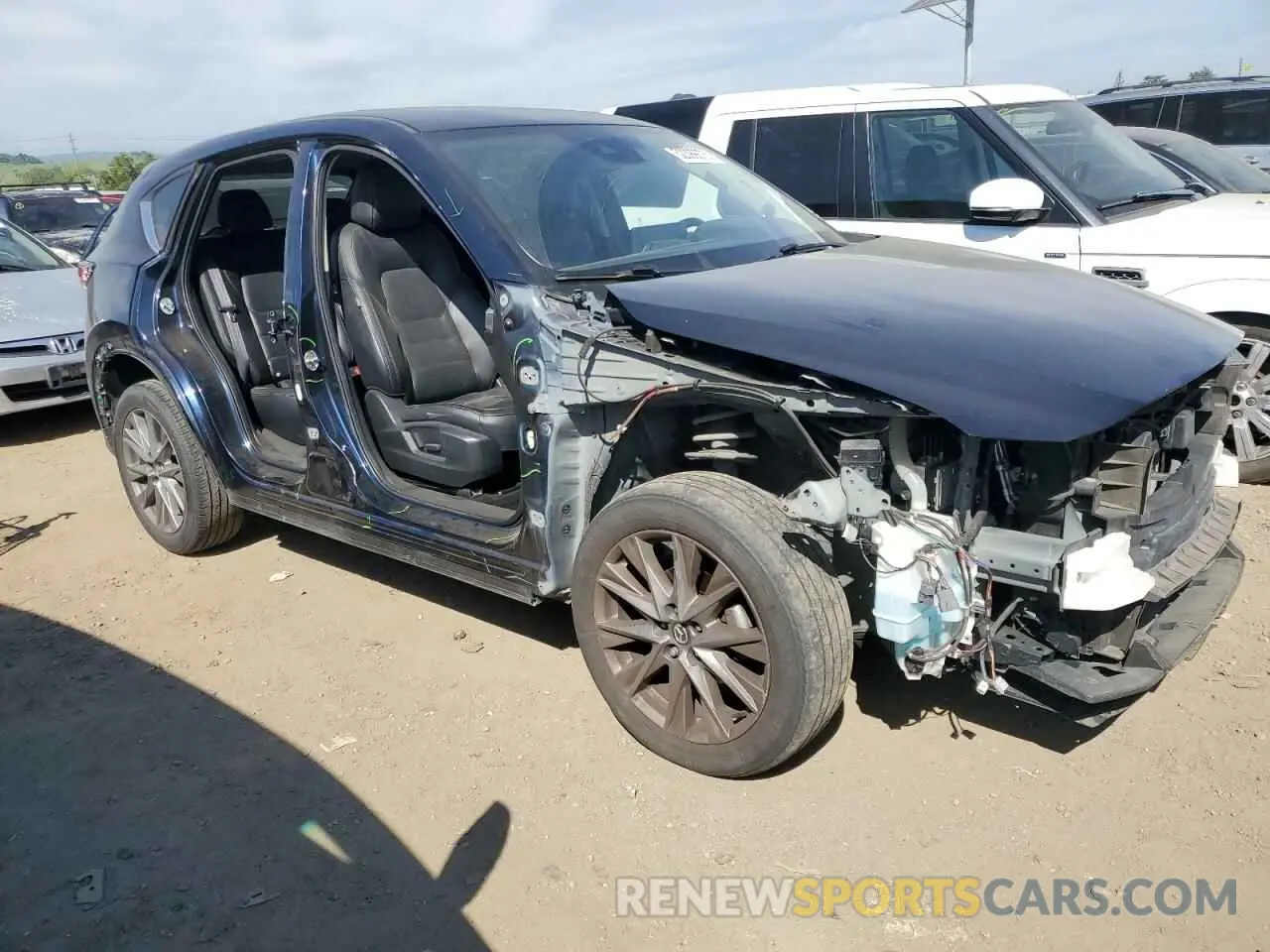 4 fotografías del automóvil dañado JM3KFBDM6M1343287 MAZDA CX-5 2021