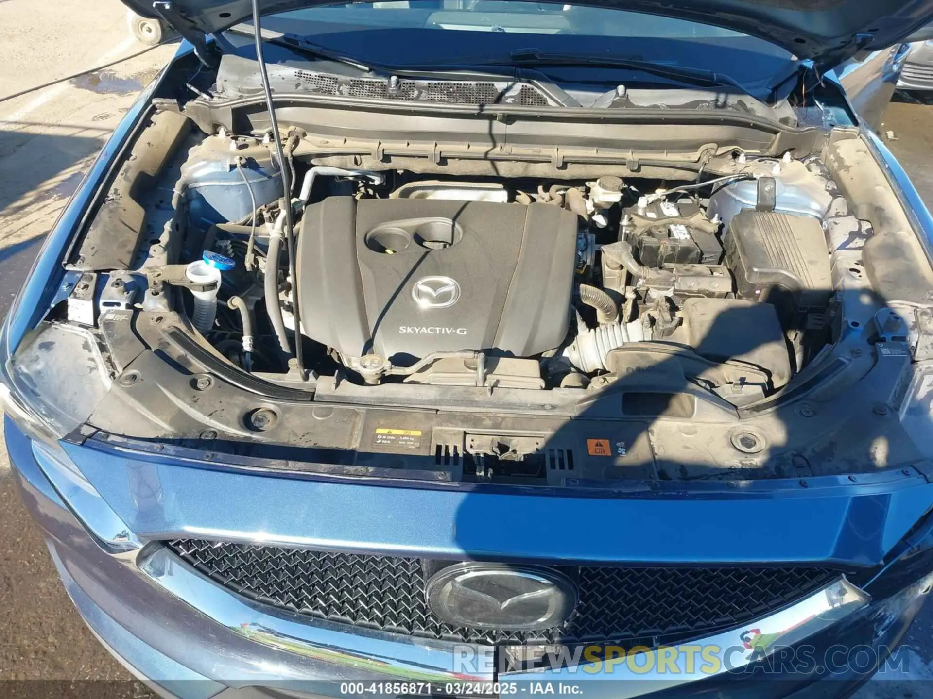 10 fotografías del automóvil dañado JM3KFBDM7M0311552 MAZDA CX-5 2021
