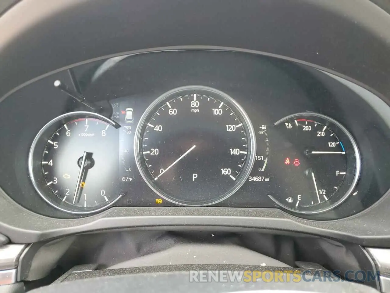 9 fotografías del automóvil dañado JM3KFBDM8M0489180 MAZDA CX-5 2021