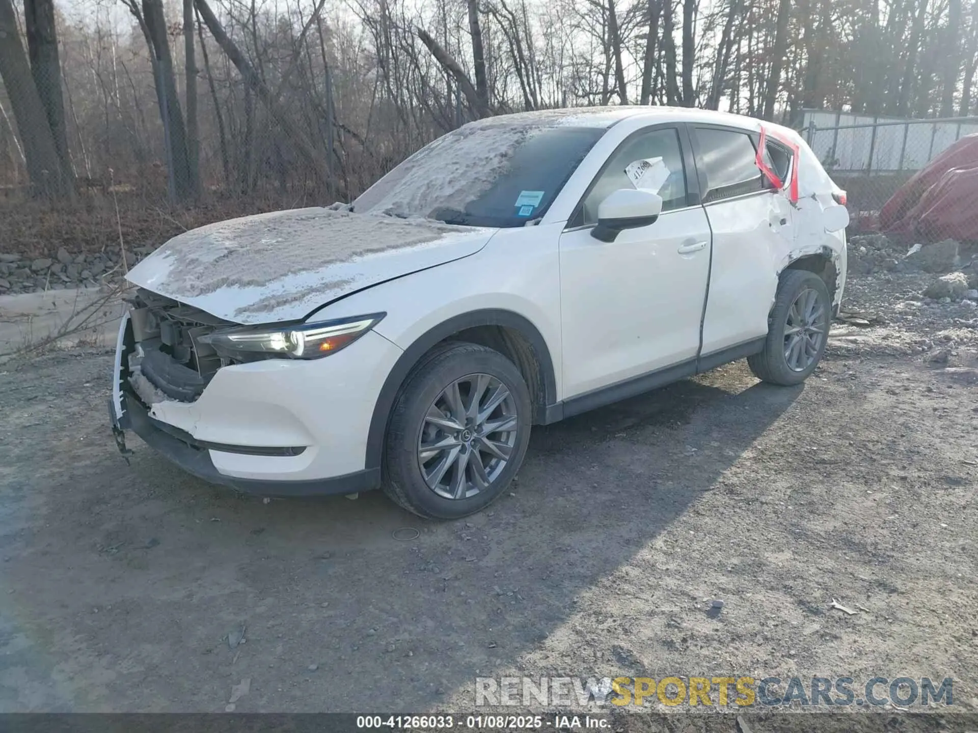 2 fotografías del automóvil dañado JM3KFBDM8M0493892 MAZDA CX-5 2021