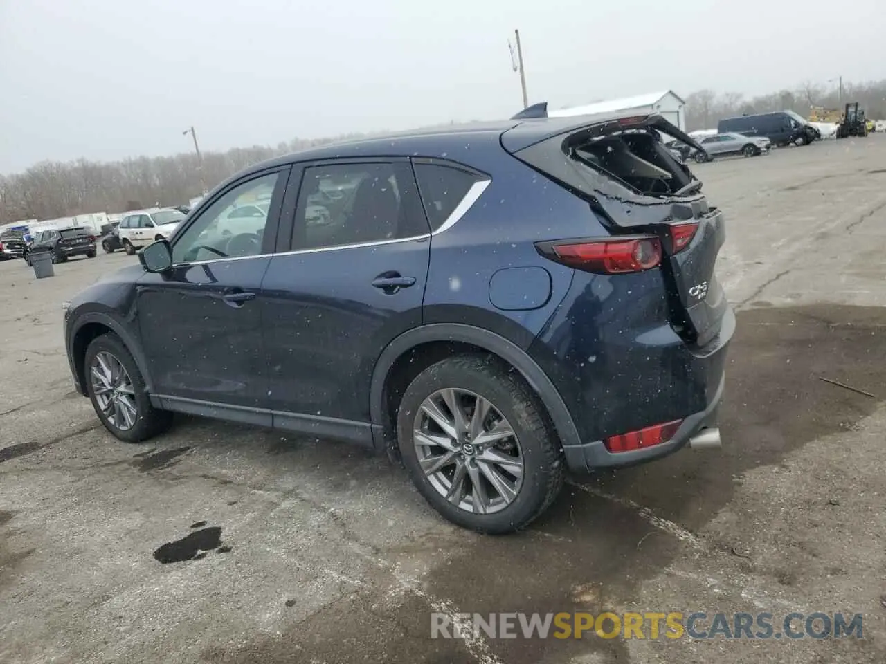 2 fotografías del automóvil dañado JM3KFBDM9M1340108 MAZDA CX-5 2021