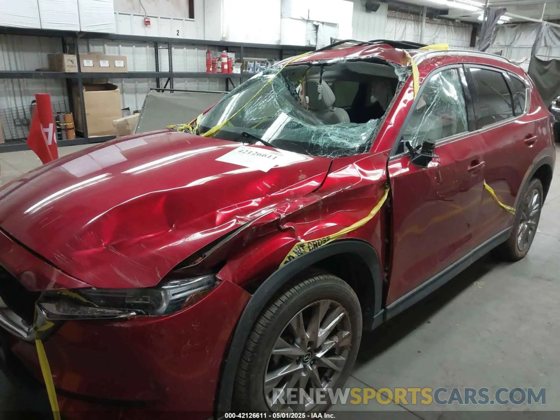 6 fotografías del automóvil dañado JM3KFBDMXM0439350 MAZDA CX-5 2021