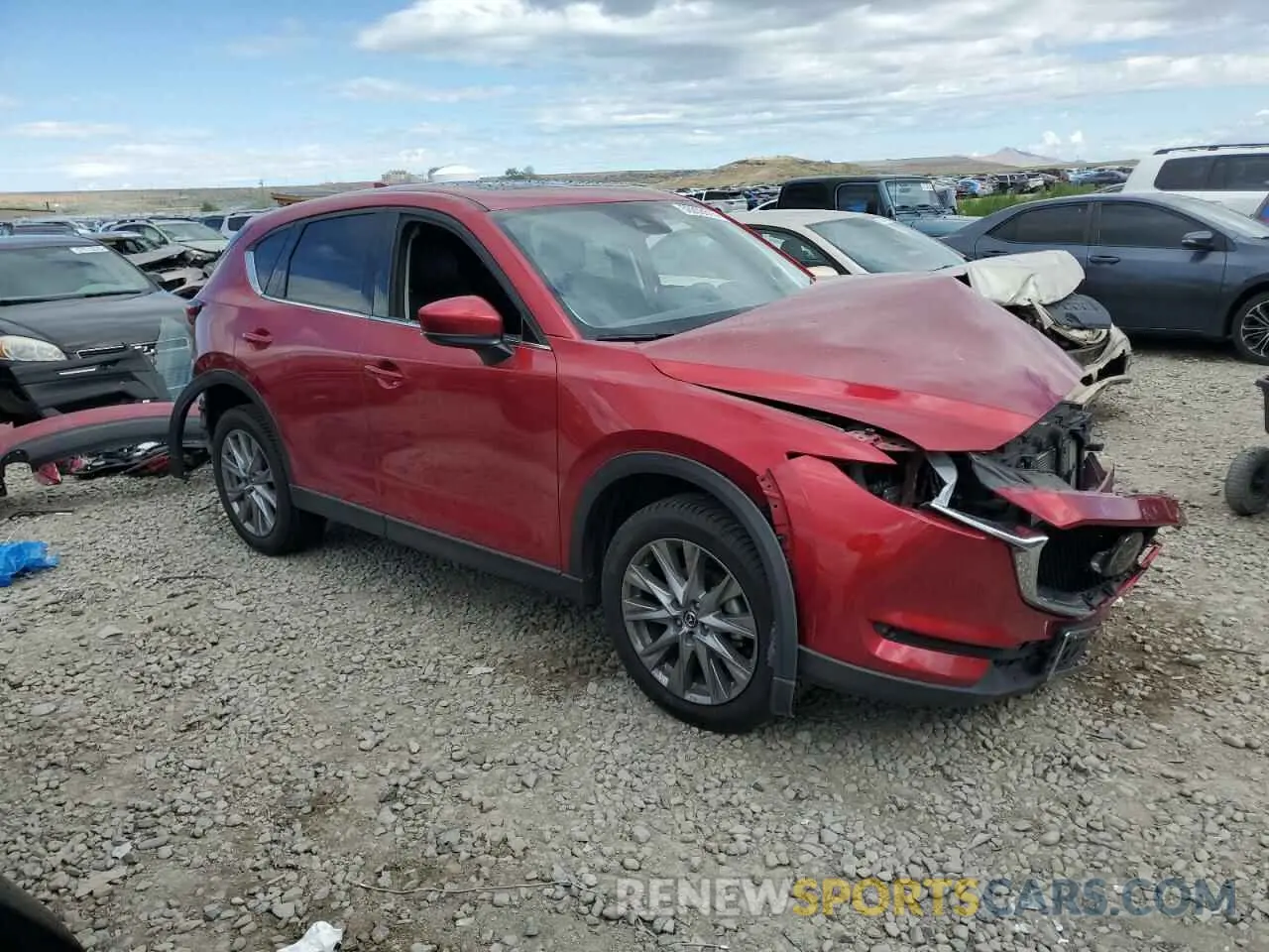 4 fotografías del automóvil dañado JM3KFBDMXM0489052 MAZDA CX-5 2021