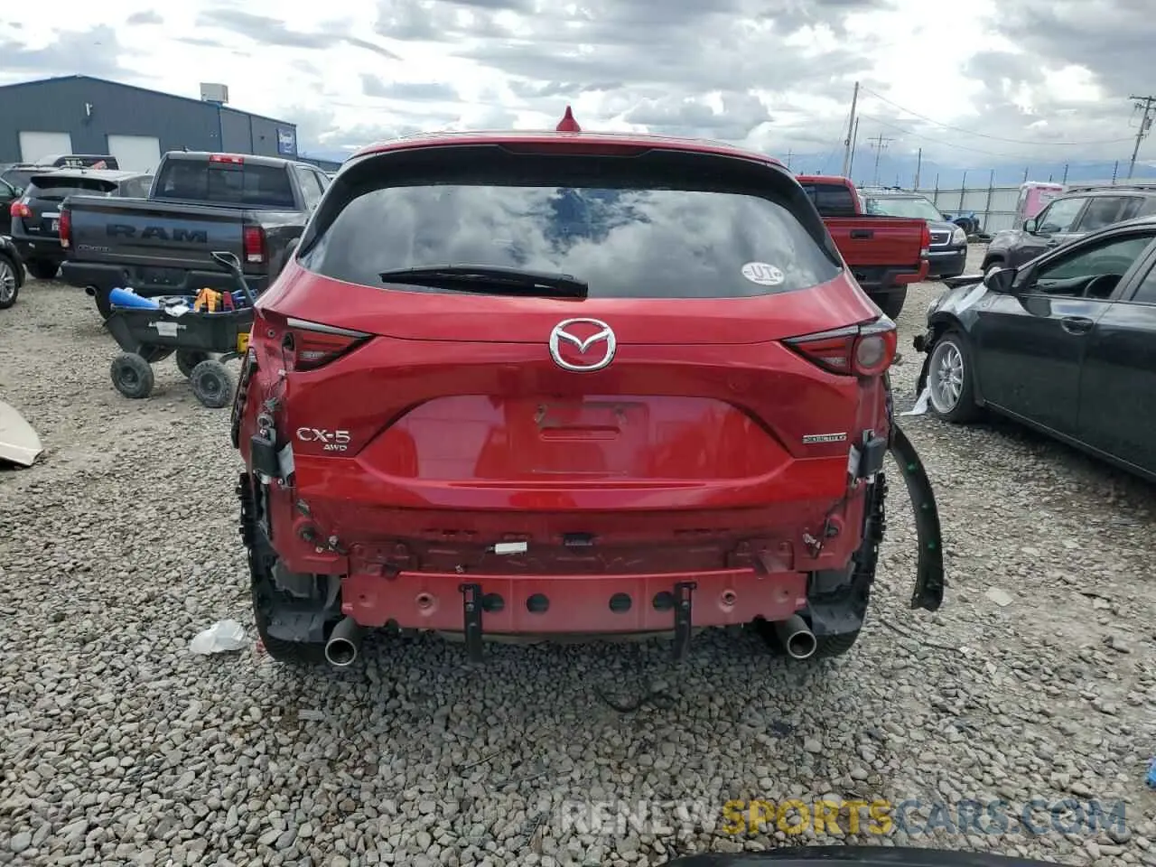6 fotografías del automóvil dañado JM3KFBDMXM0489052 MAZDA CX-5 2021