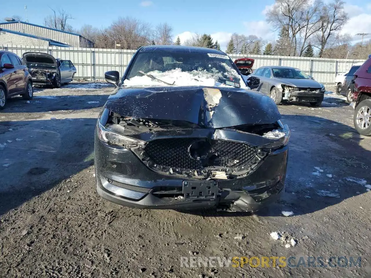 5 fotografías del automóvil dañado JM3KFBEY2M0449131 MAZDA CX-5 2021