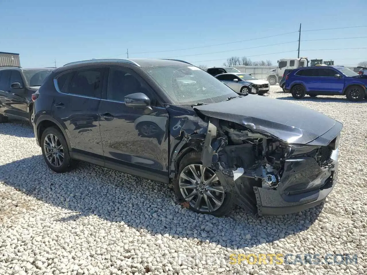 4 fotografías del automóvil dañado JM3KFBEY5M0439354 MAZDA CX-5 2021