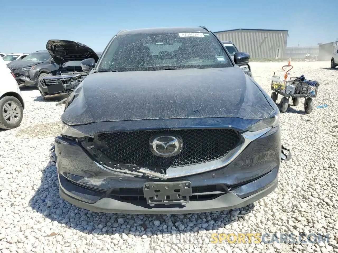 5 fotografías del automóvil dañado JM3KFBEY5M0439354 MAZDA CX-5 2021
