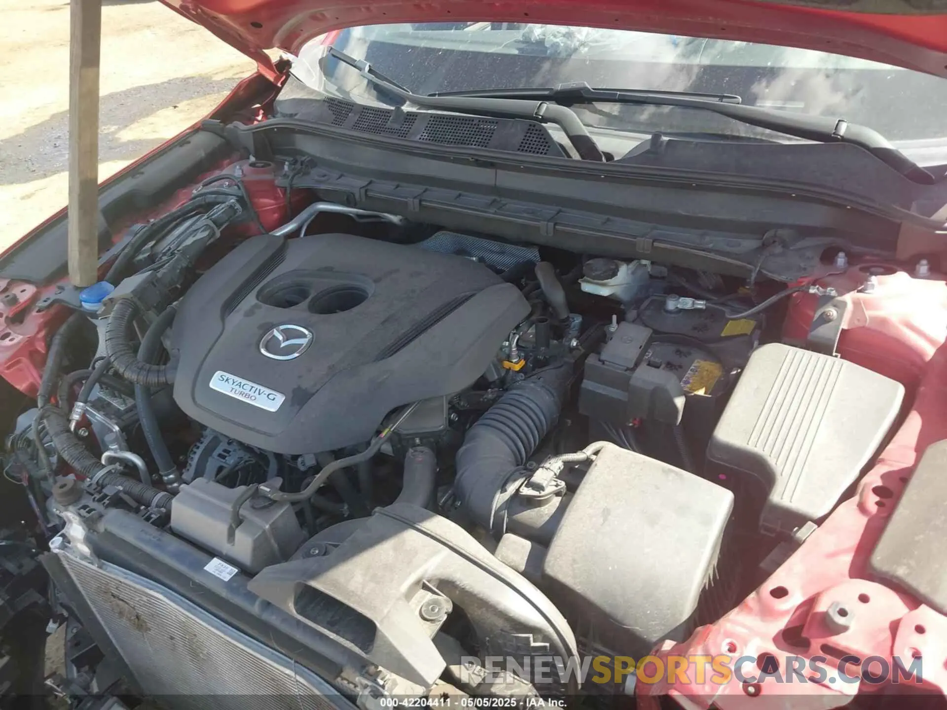 10 fotografías del automóvil dañado JM3KFBEY5M0442075 MAZDA CX-5 2021