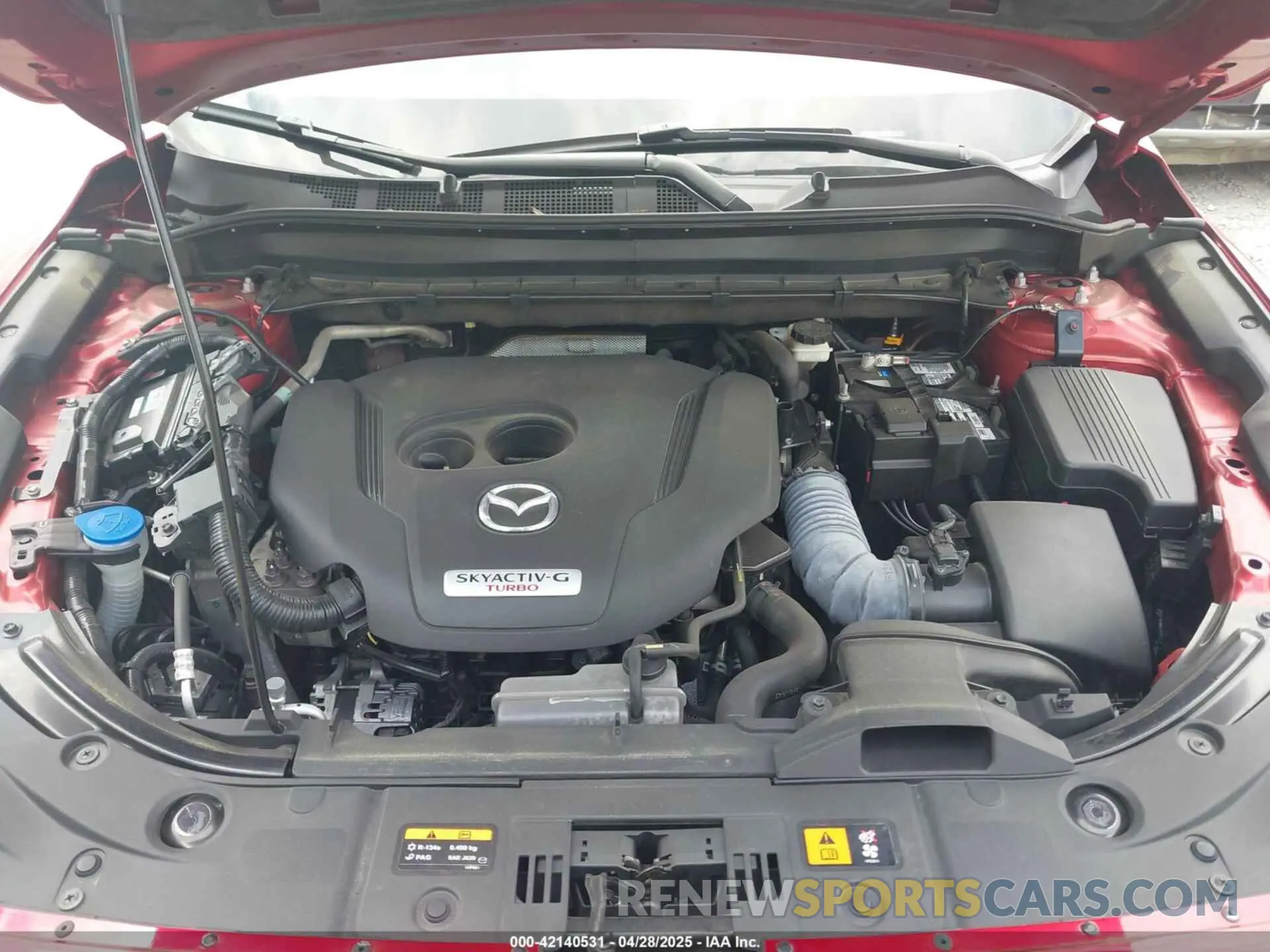 10 fotografías del automóvil dañado JM3KFBEY6M0419842 MAZDA CX-5 2021