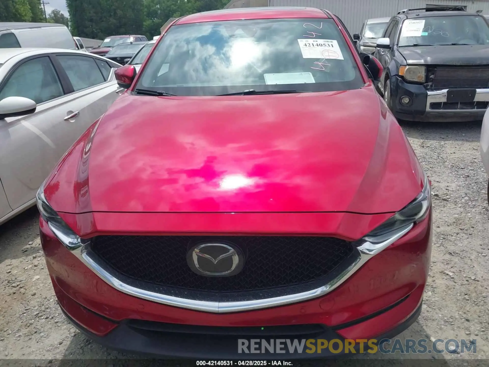 12 fotografías del automóvil dañado JM3KFBEY6M0419842 MAZDA CX-5 2021