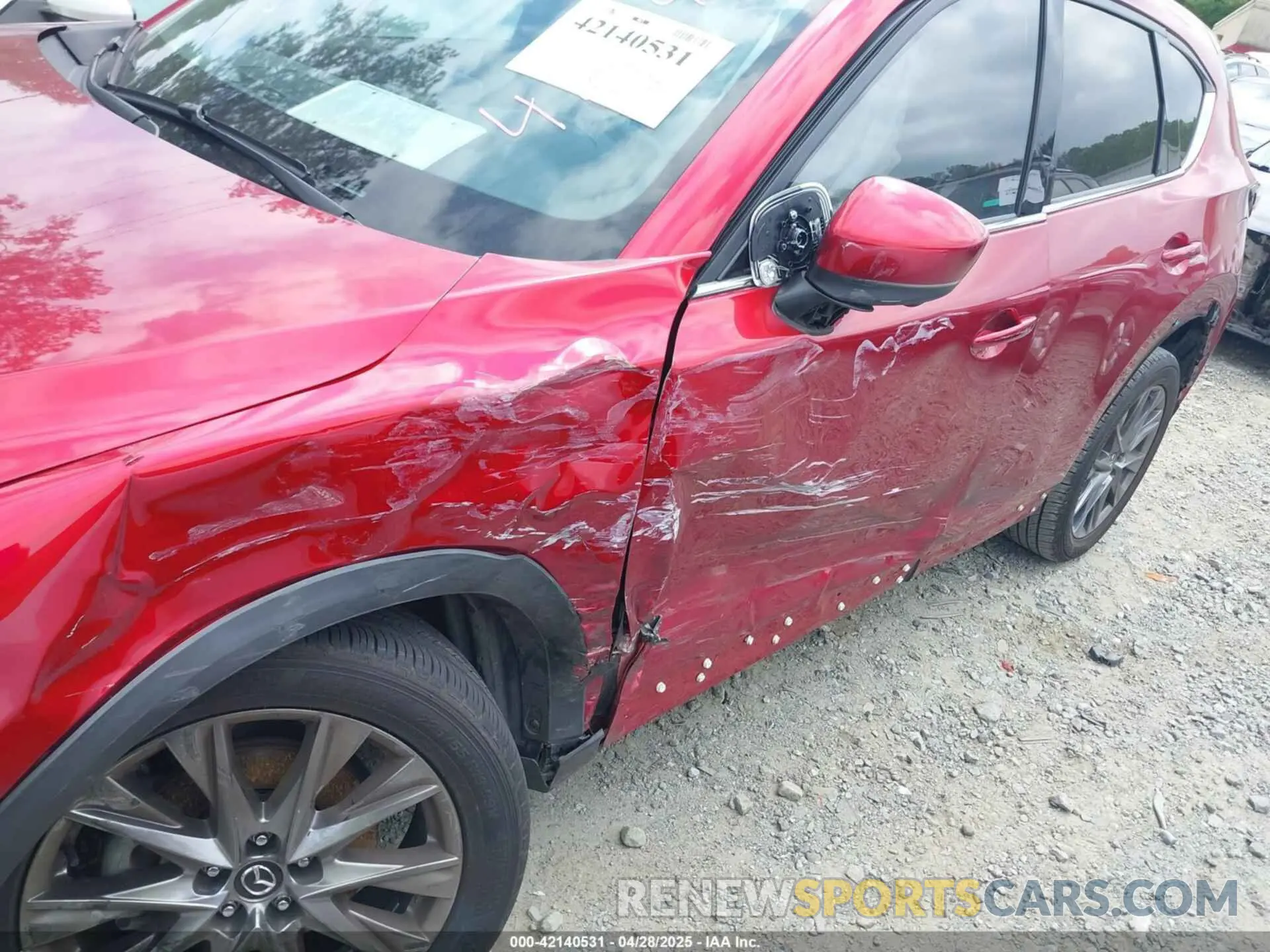 6 fotografías del automóvil dañado JM3KFBEY6M0419842 MAZDA CX-5 2021