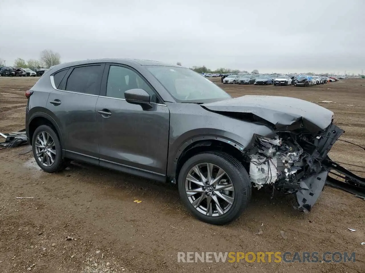 4 fotografías del automóvil dañado JM3KFBEY6M0424796 MAZDA CX-5 2021